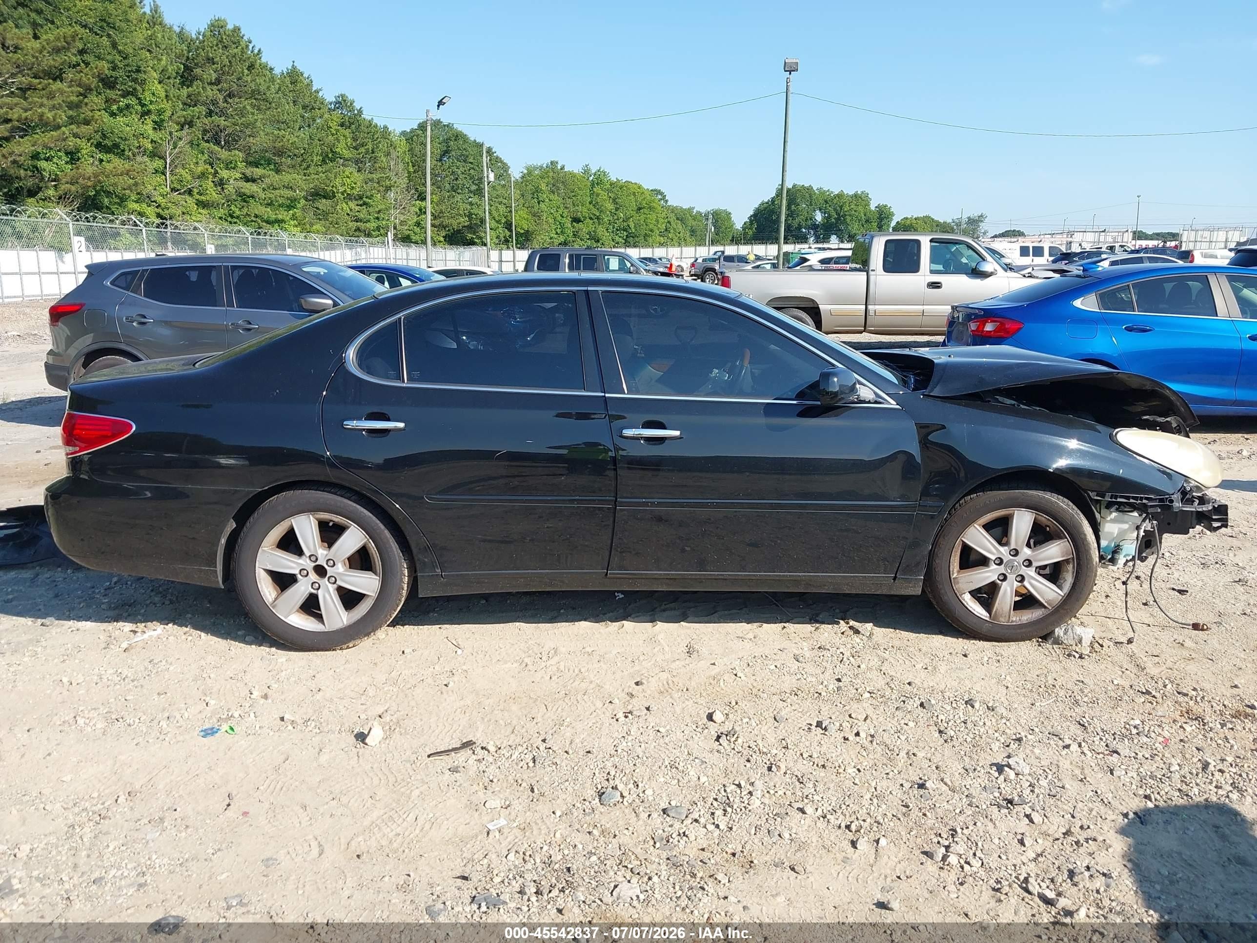 2005 Lexus Es 330   Black vin: JTHBA30G455116444