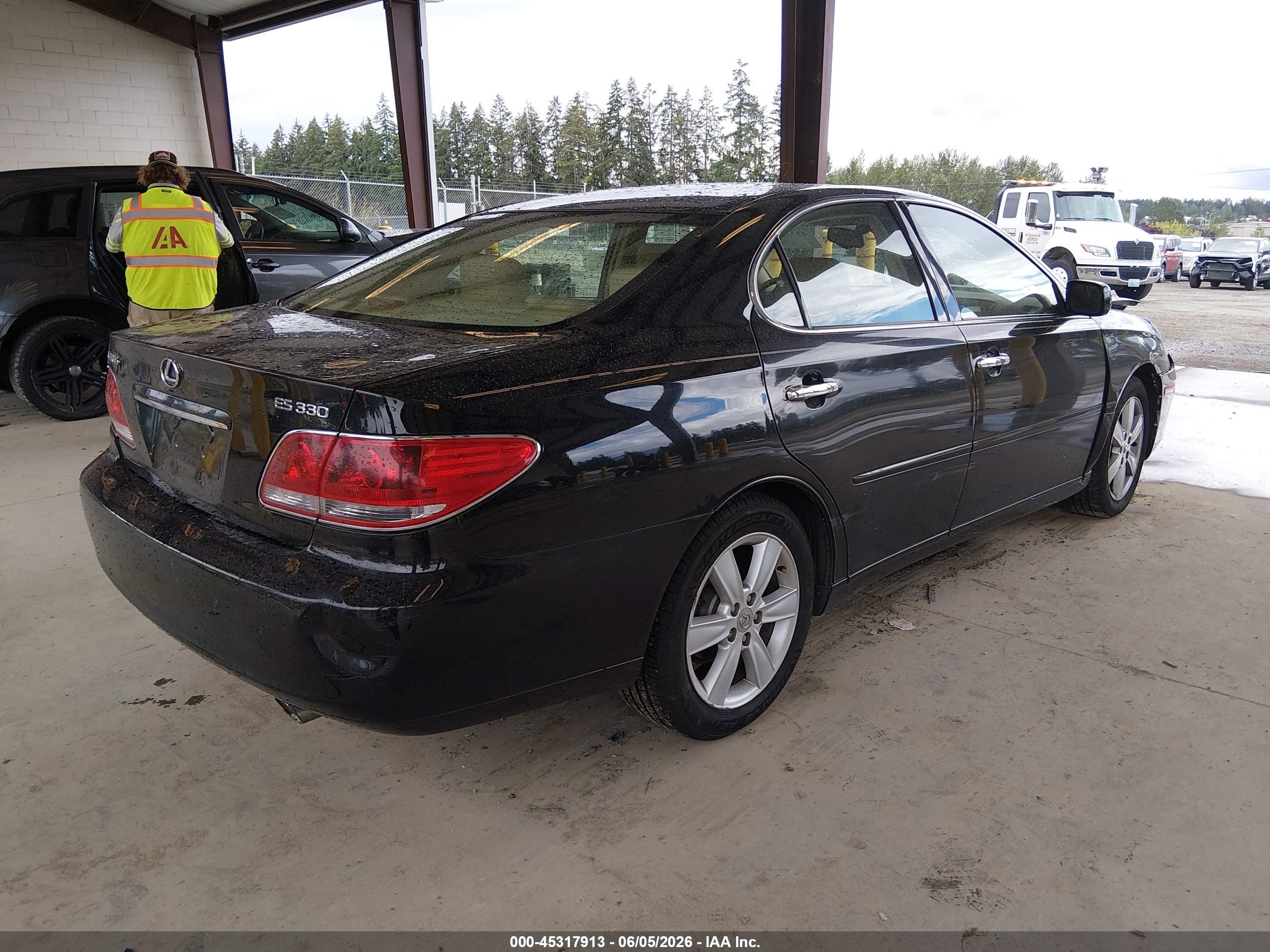 2005 Lexus Es 330   Черный vin: JTHBA30G455120719