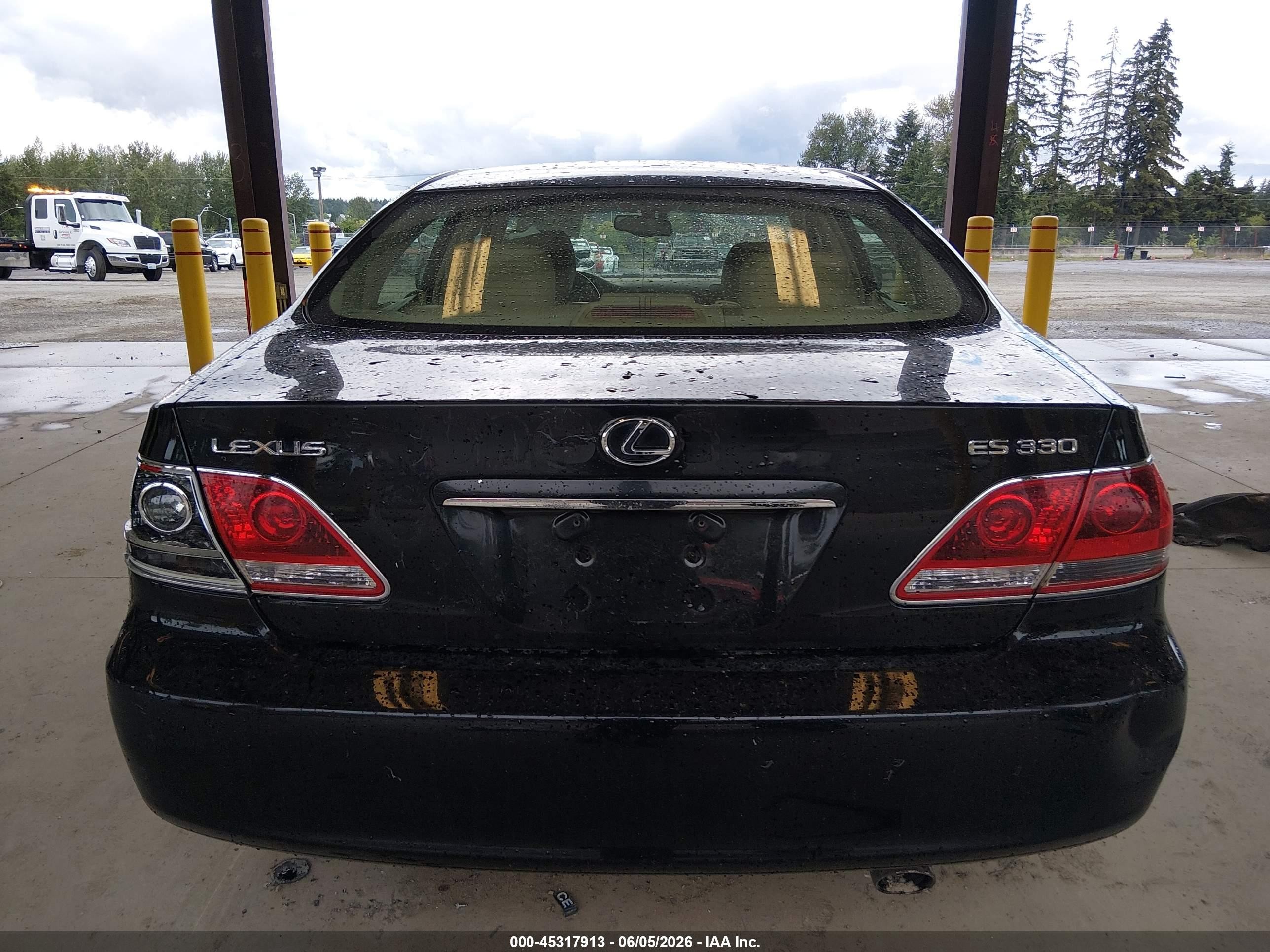2005 Lexus Es 330   Черный vin: JTHBA30G455120719