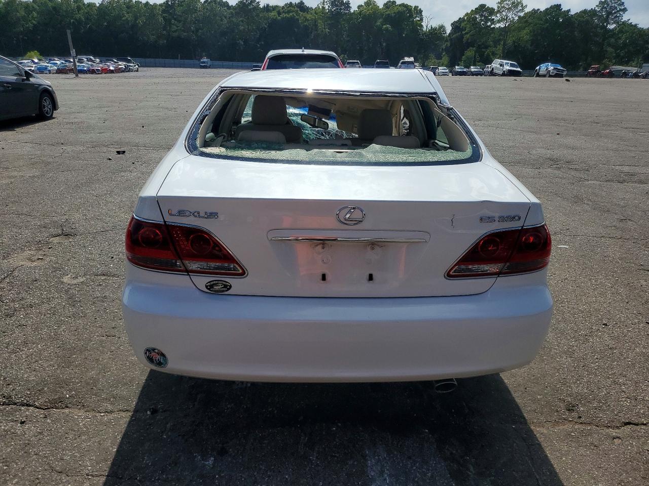 2005 Lexus Es 330 White vin: JTHBA30G455133955