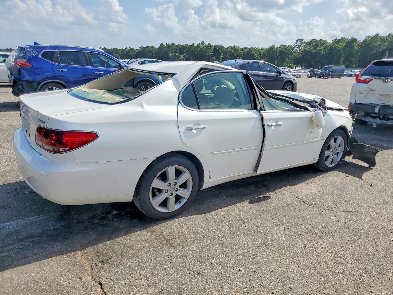 2005 Lexus Es 330 White vin: JTHBA30G455133955