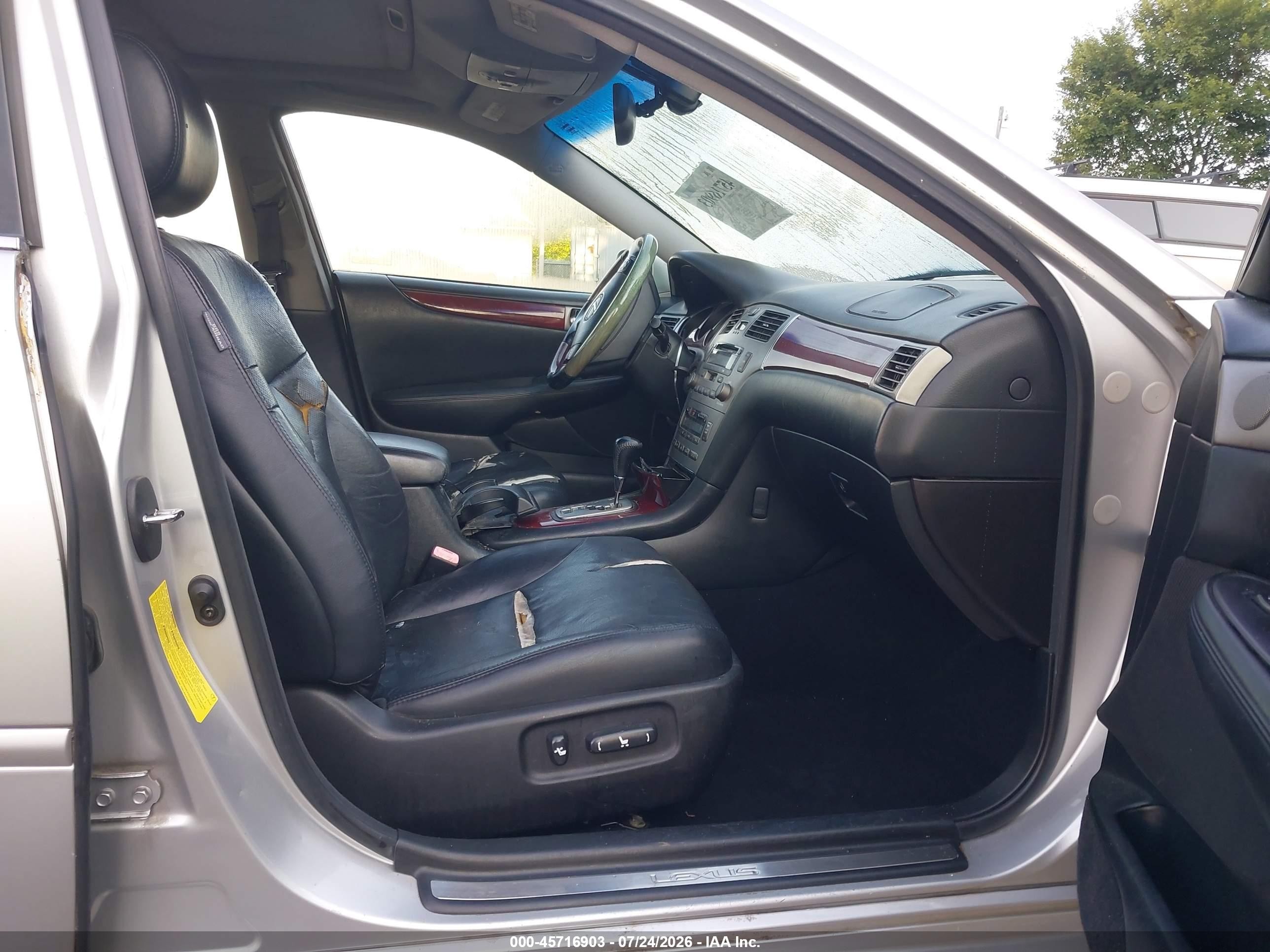 2005 Lexus Es 330 Silver vin: JTHBA30G455137472