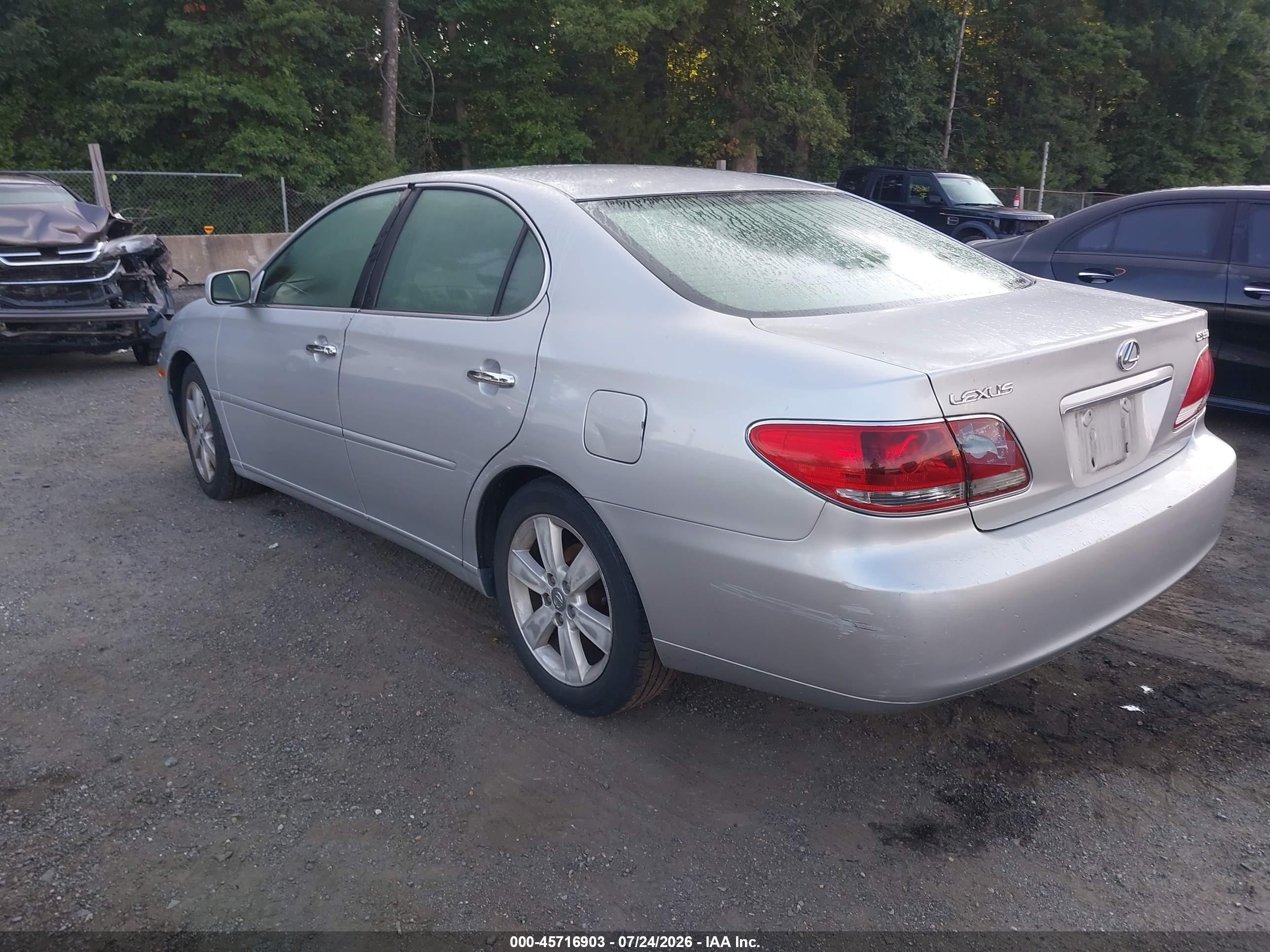 2005 Lexus Es 330 Silver vin: JTHBA30G455137472