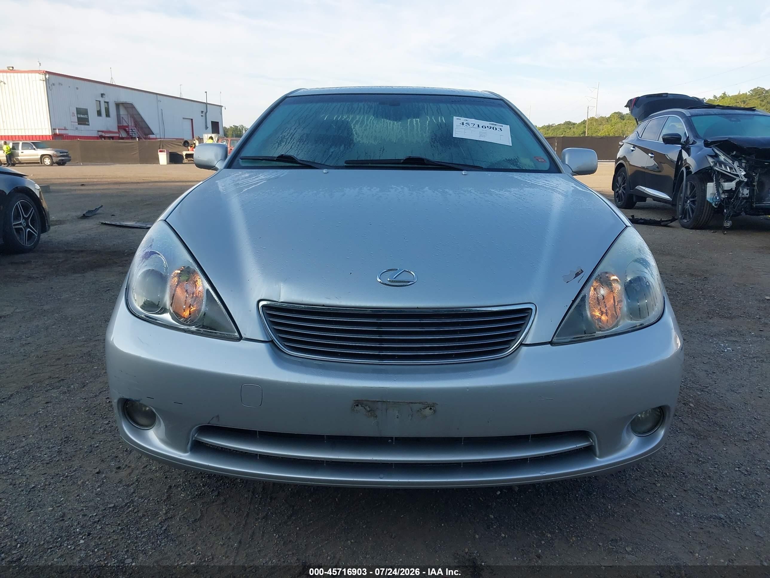 2005 Lexus Es 330 Silver vin: JTHBA30G455137472