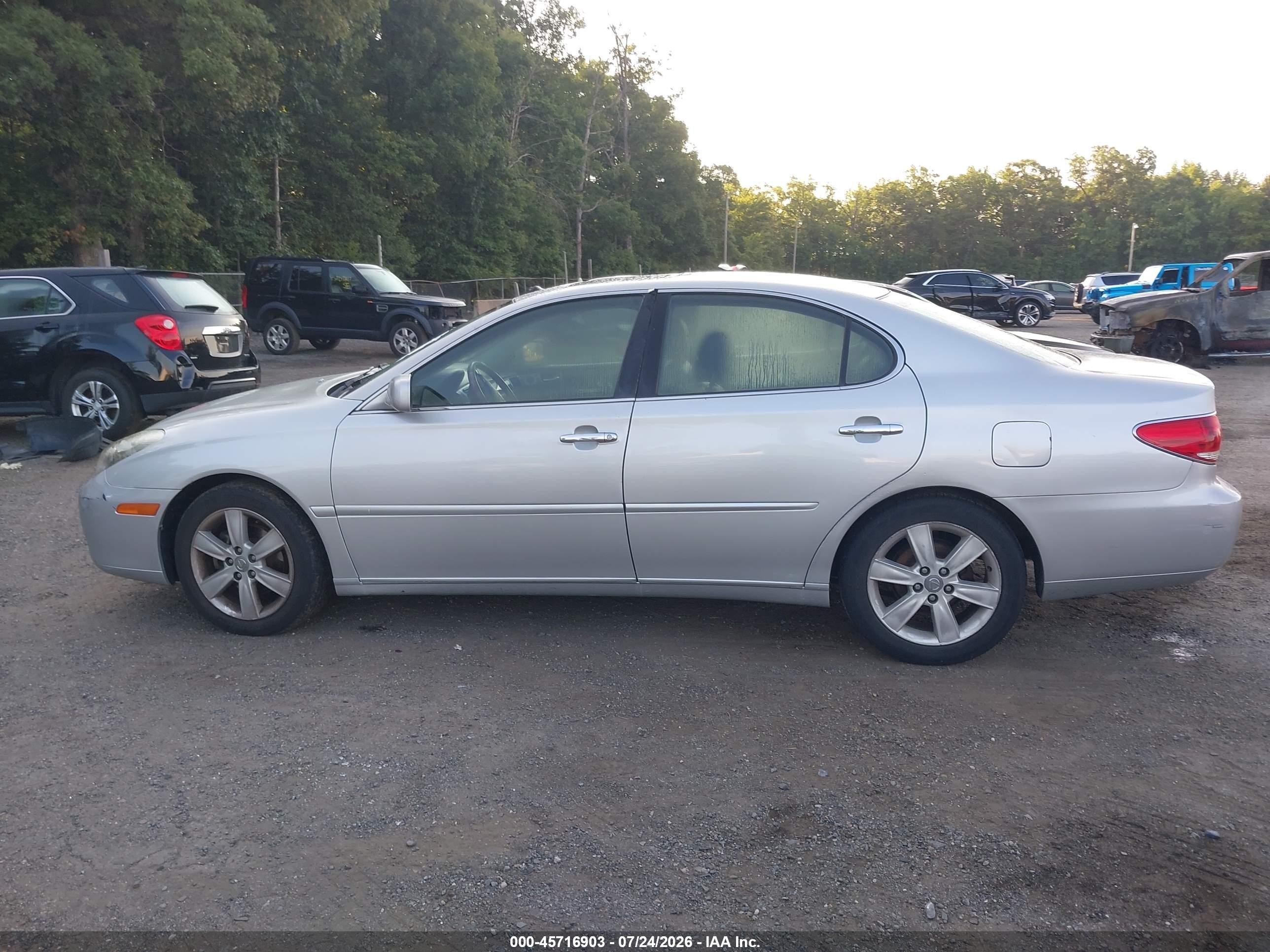 2005 Lexus Es 330 Silver vin: JTHBA30G455137472