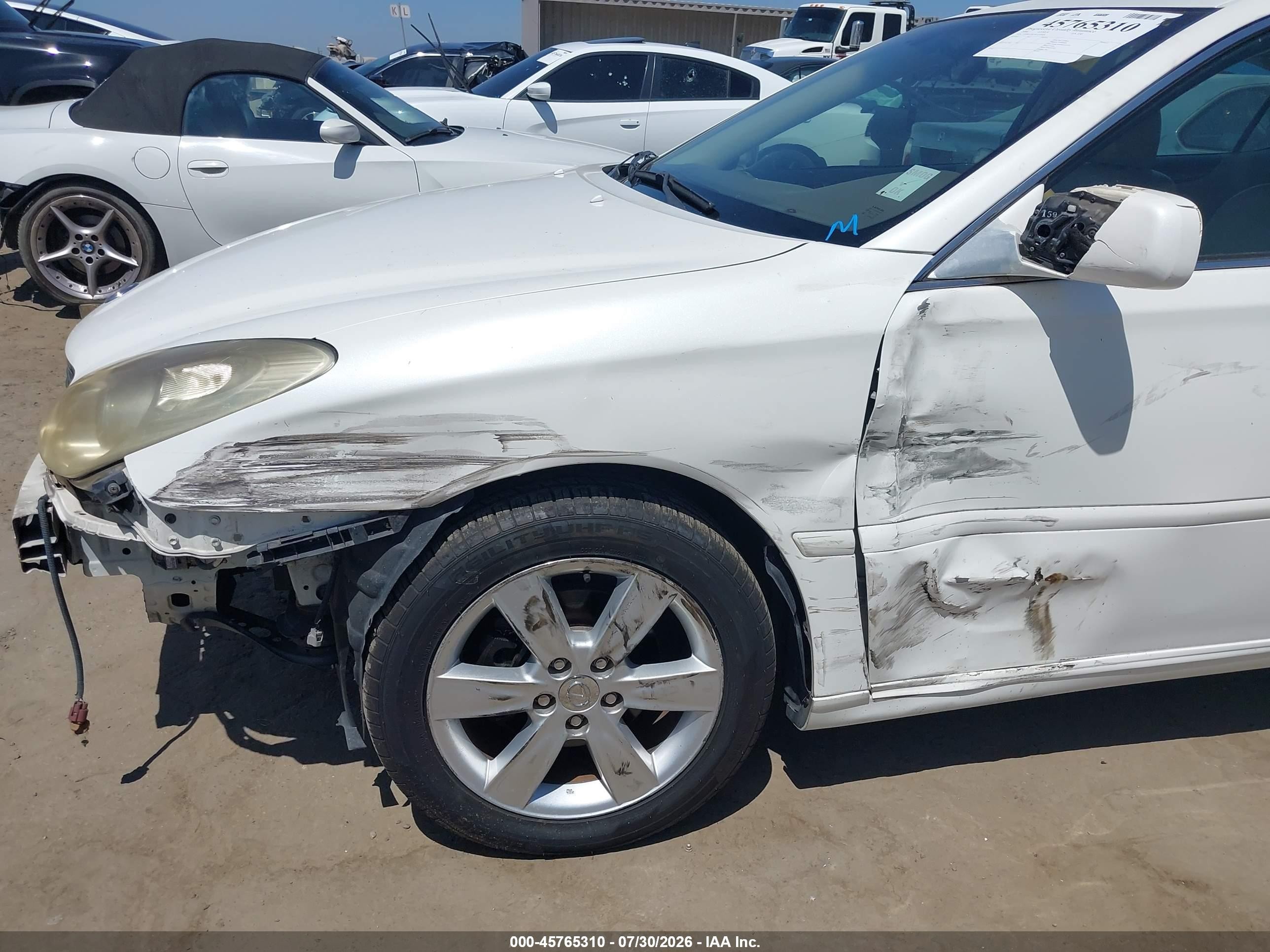 2006 Lexus Es 330   White vin: JTHBA30G465150028