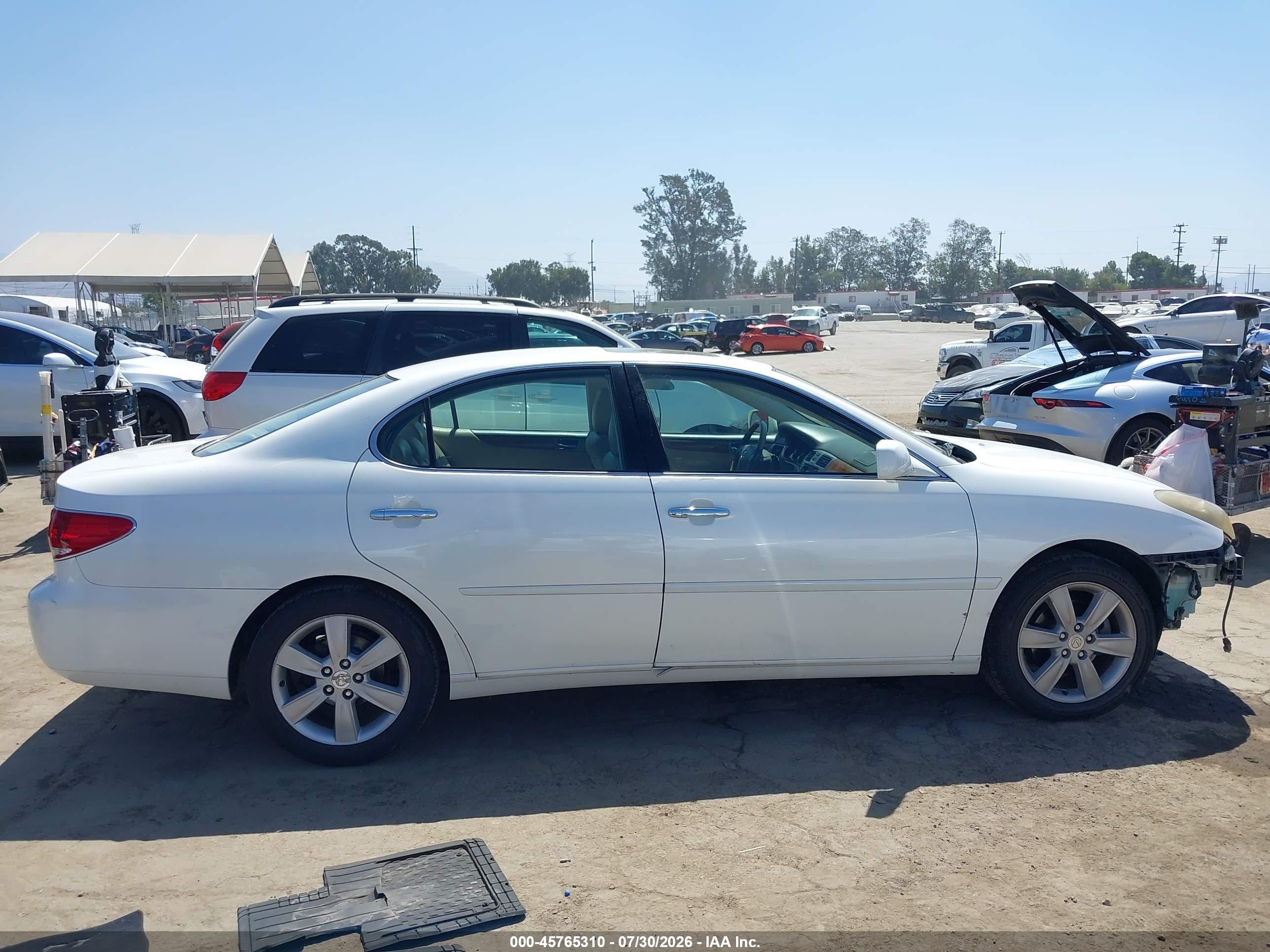 2006 Lexus Es 330   White vin: JTHBA30G465150028