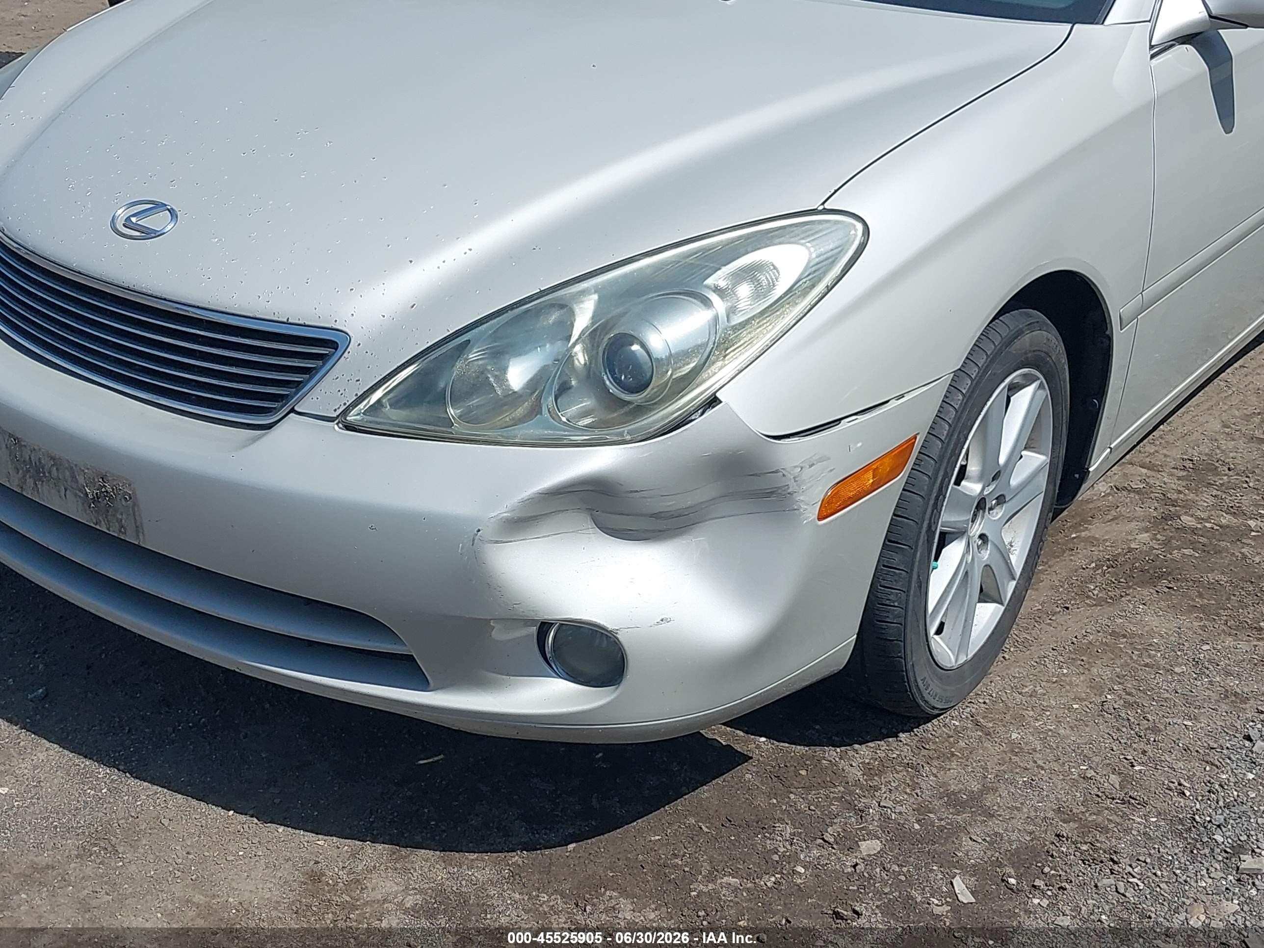 2006 Lexus Es 330   Silver vin: JTHBA30G465151518