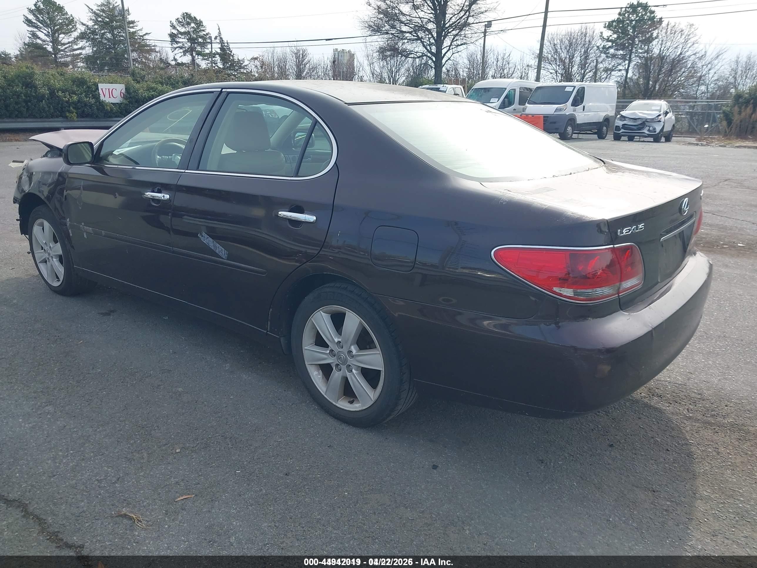 2006 Lexus Es 330   Бордовый vin: JTHBA30G465159554