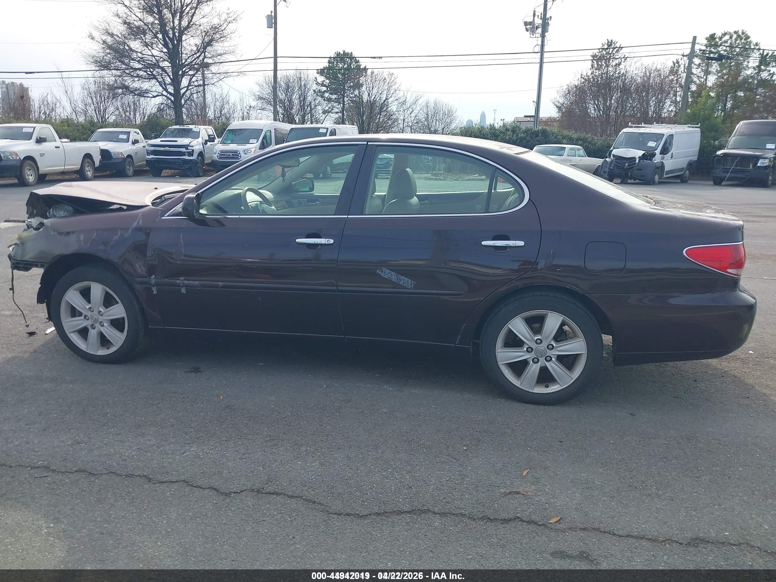 2006 Lexus Es 330   Бордовый vin: JTHBA30G465159554