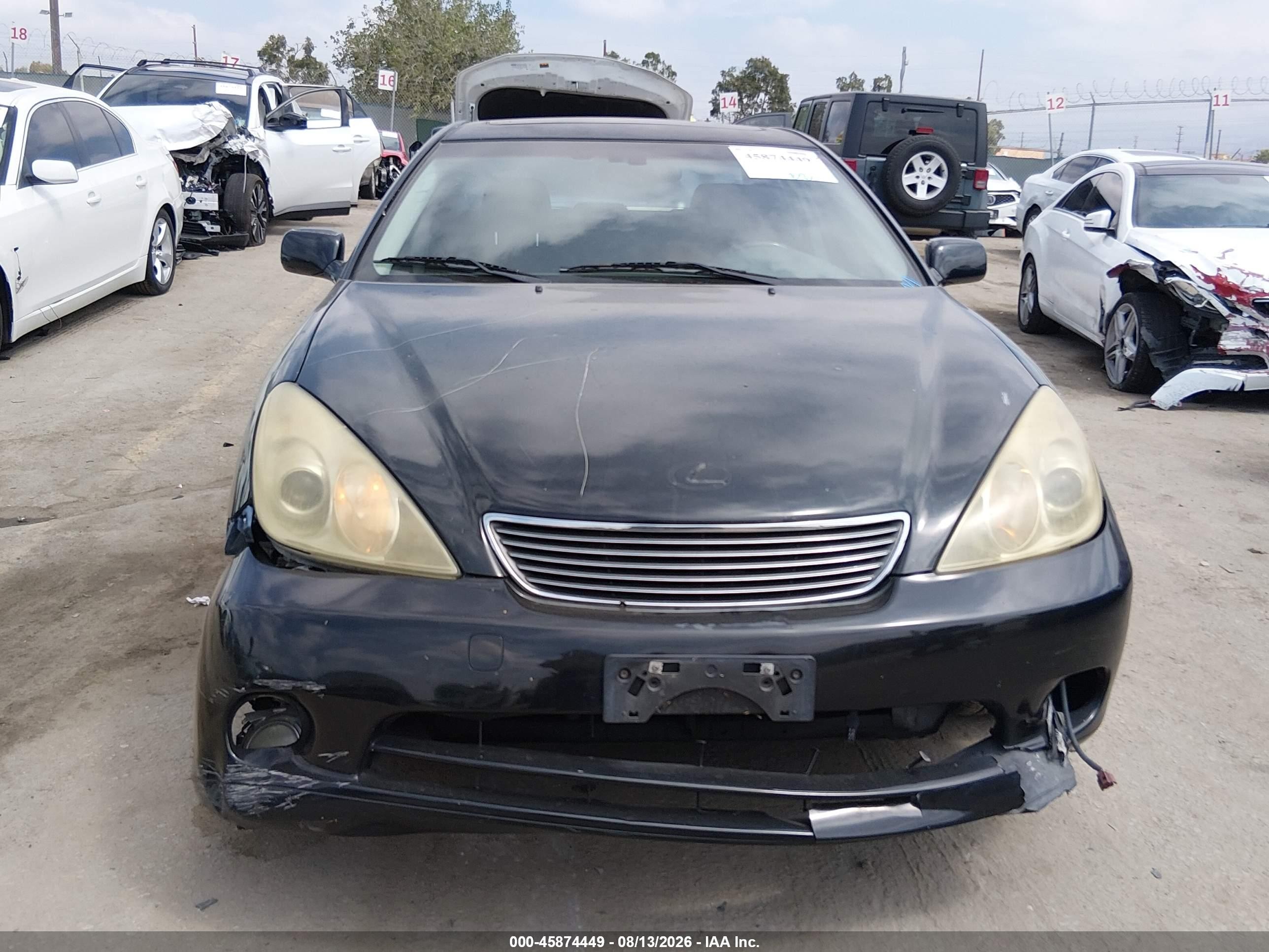 2006 Lexus Es 330   Black vin: JTHBA30G465161854