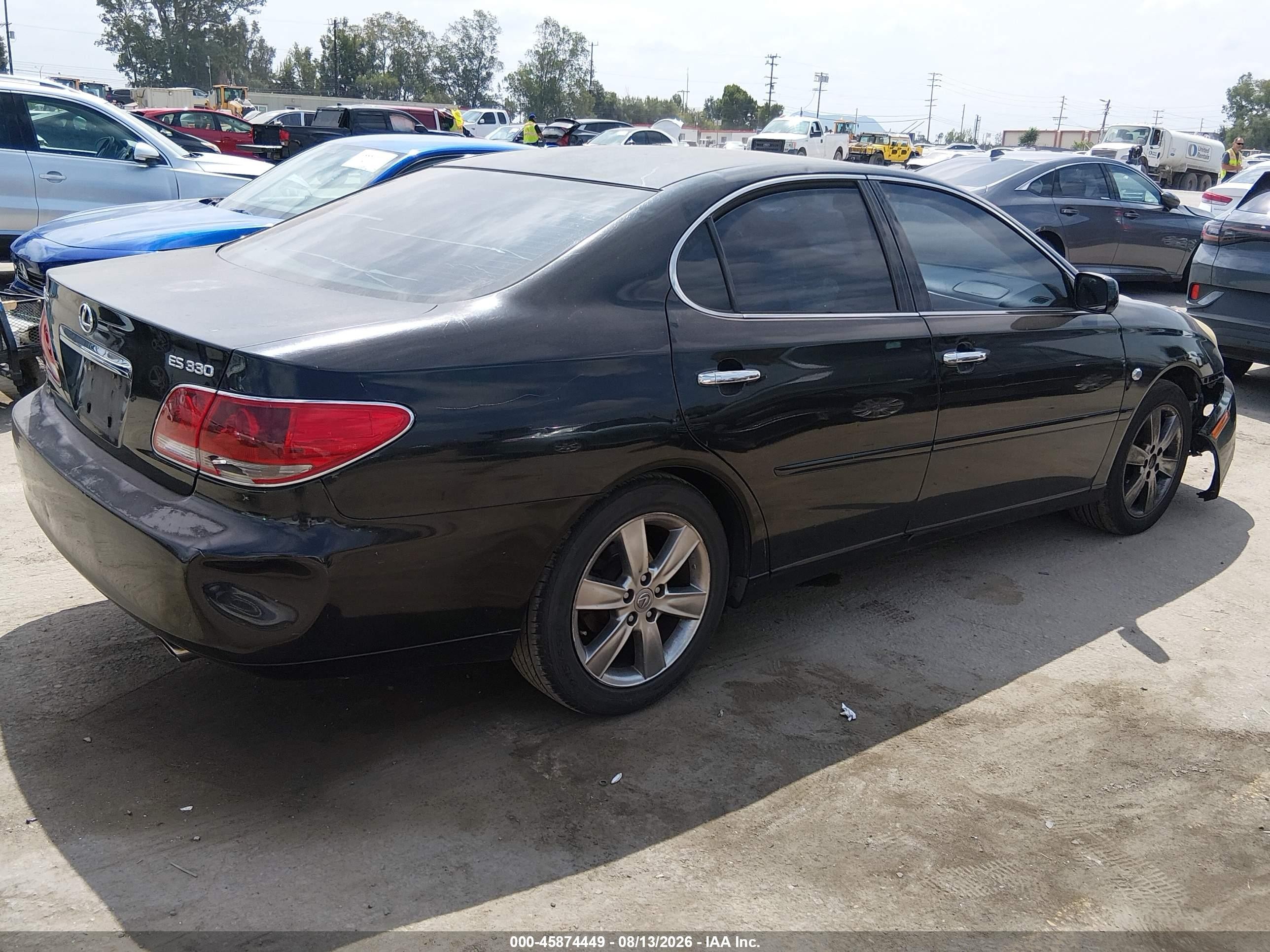 2006 Lexus Es 330   Black vin: JTHBA30G465161854