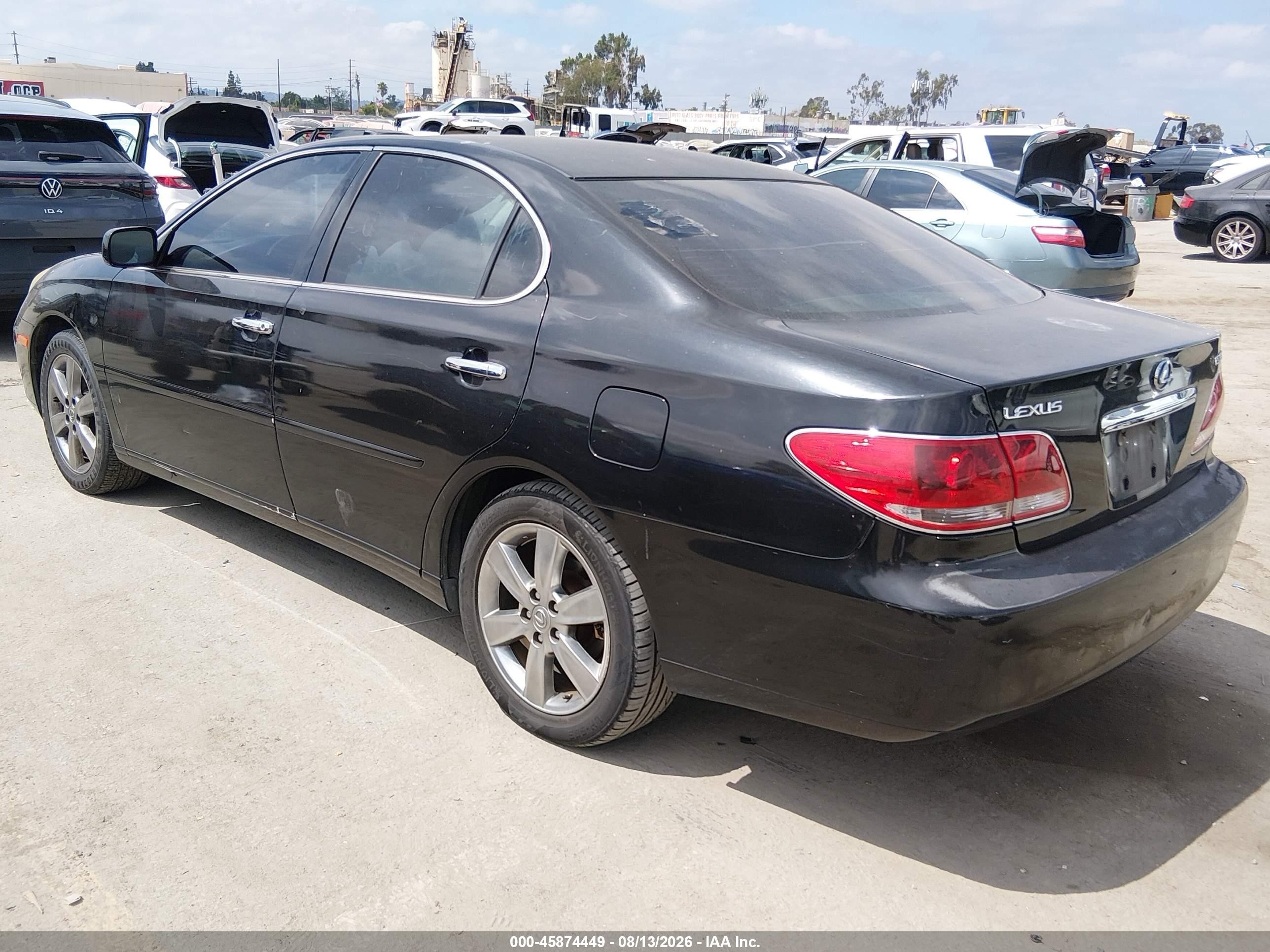 2006 Lexus Es 330   Black vin: JTHBA30G465161854