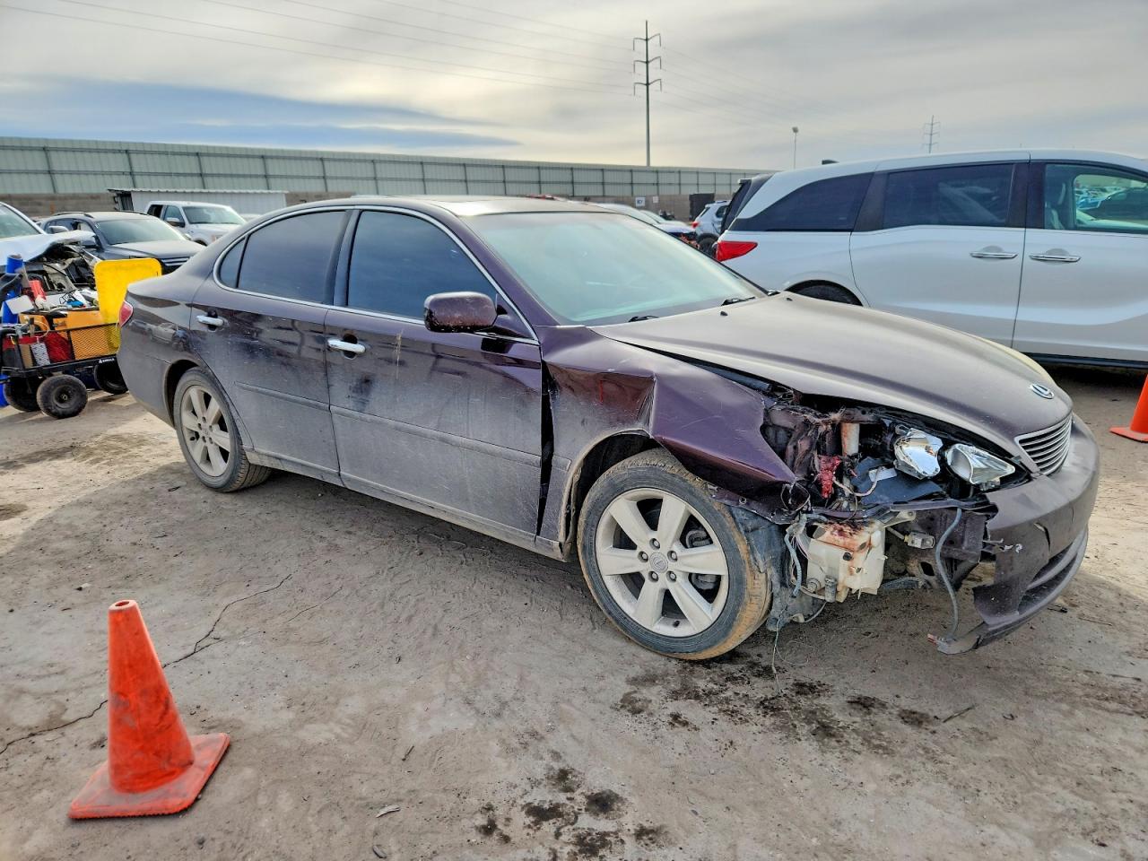 2006 Lexus Es 330 Burgundy vin: JTHBA30G465163801