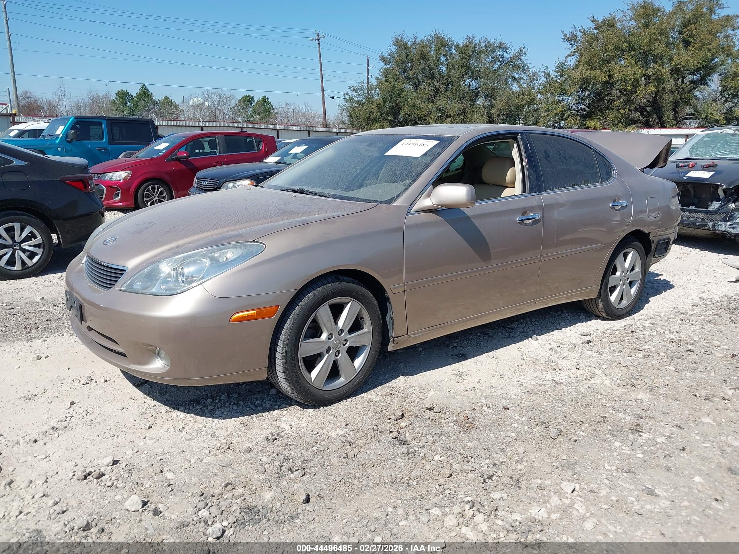 2006 Lexus Es 330   Gold vin: JTHBA30G465167301