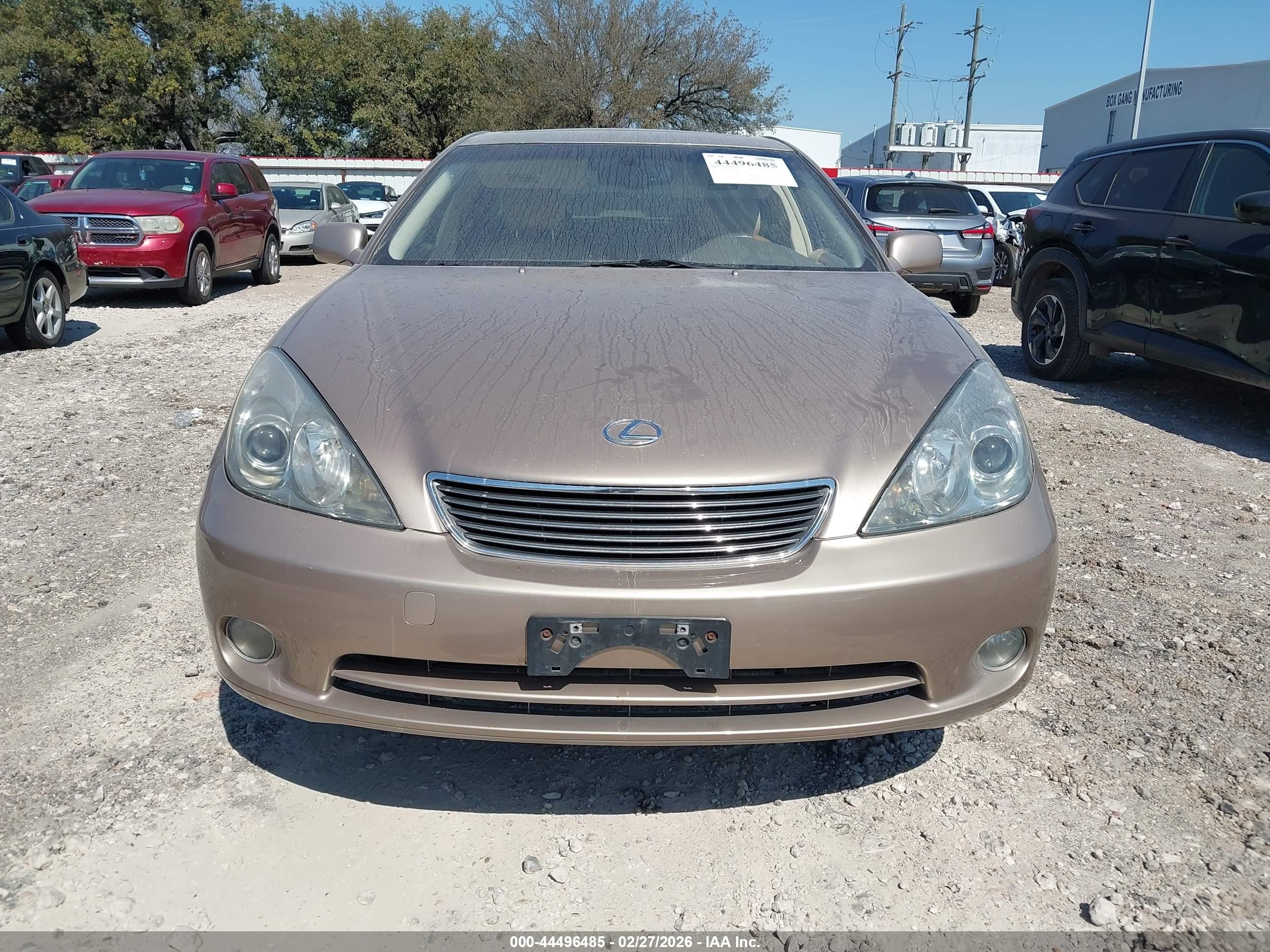 2006 Lexus Es 330   Gold vin: JTHBA30G465167301