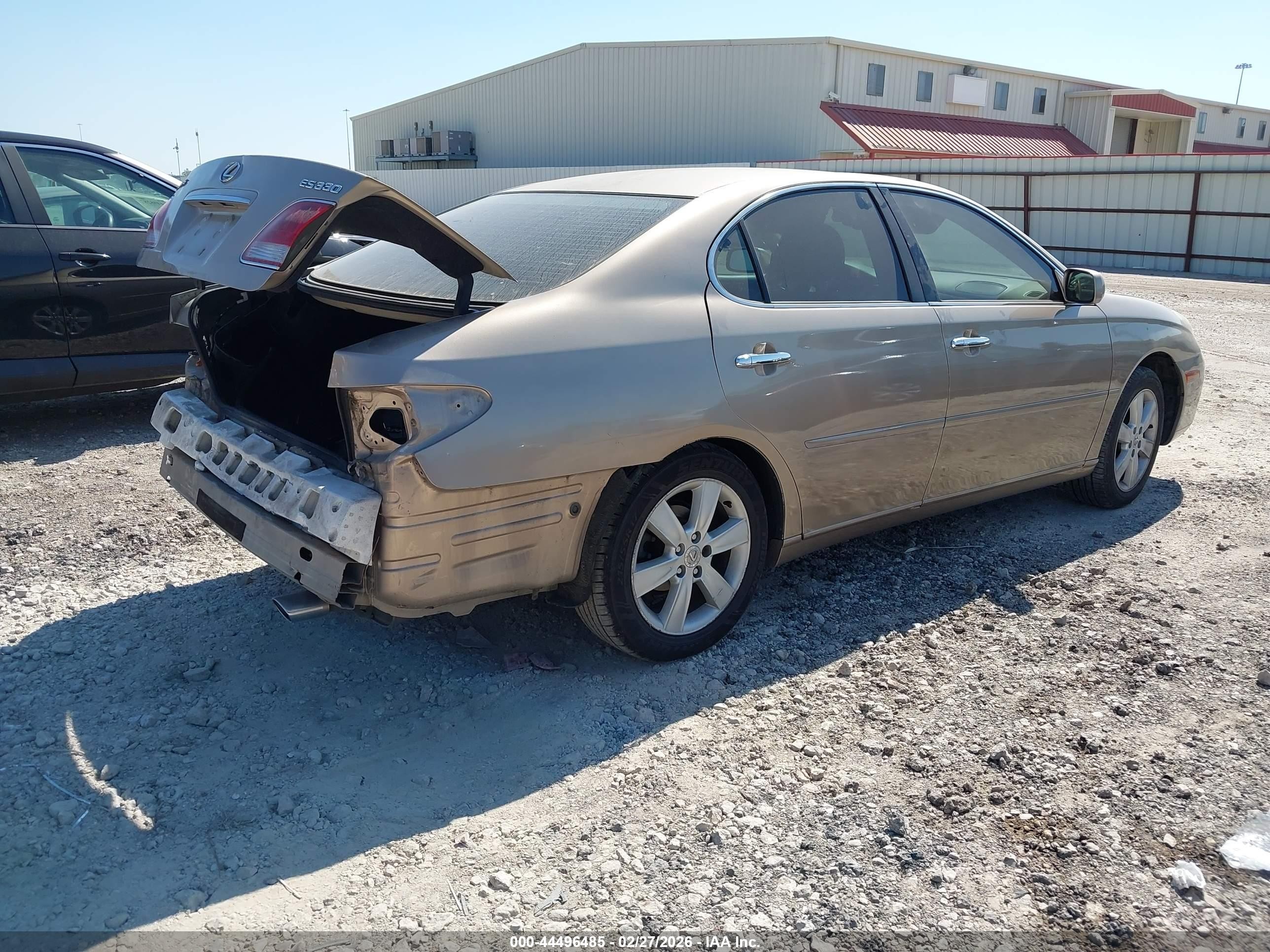 2006 Lexus Es 330   Gold vin: JTHBA30G465167301