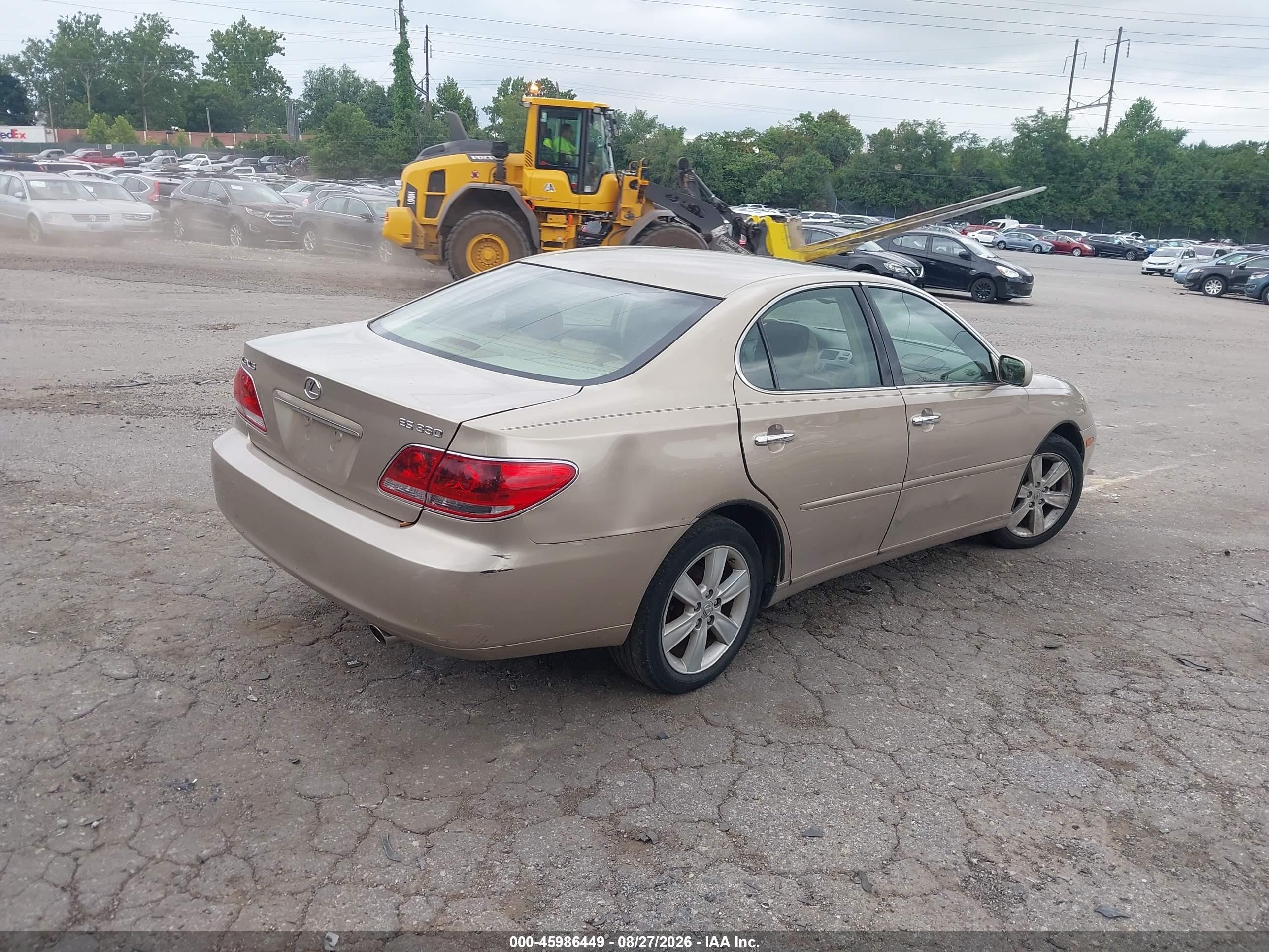2006 Lexus Es 330 Золотой vin: JTHBA30G465168707