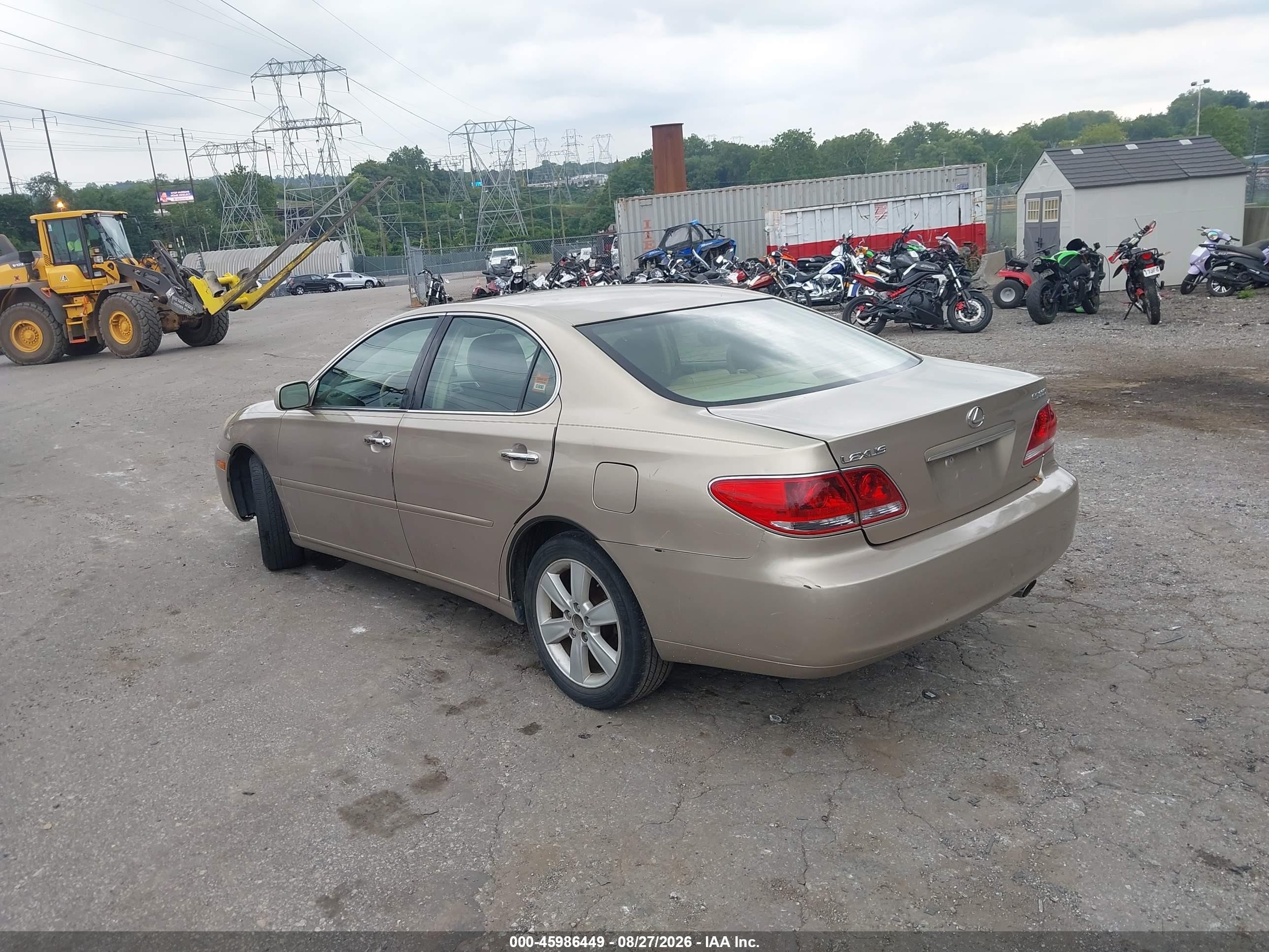 2006 Lexus Es 330 Золотой vin: JTHBA30G465168707