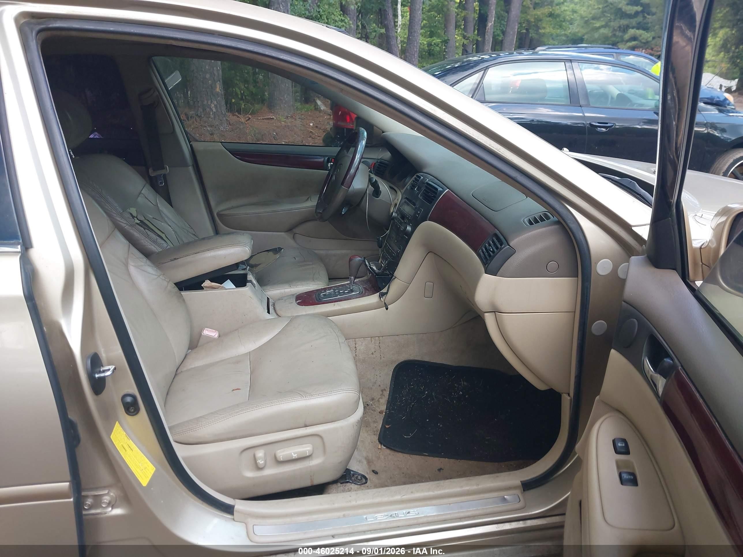 2004 Lexus Es 330 Gold vin: JTHBA30G540013884