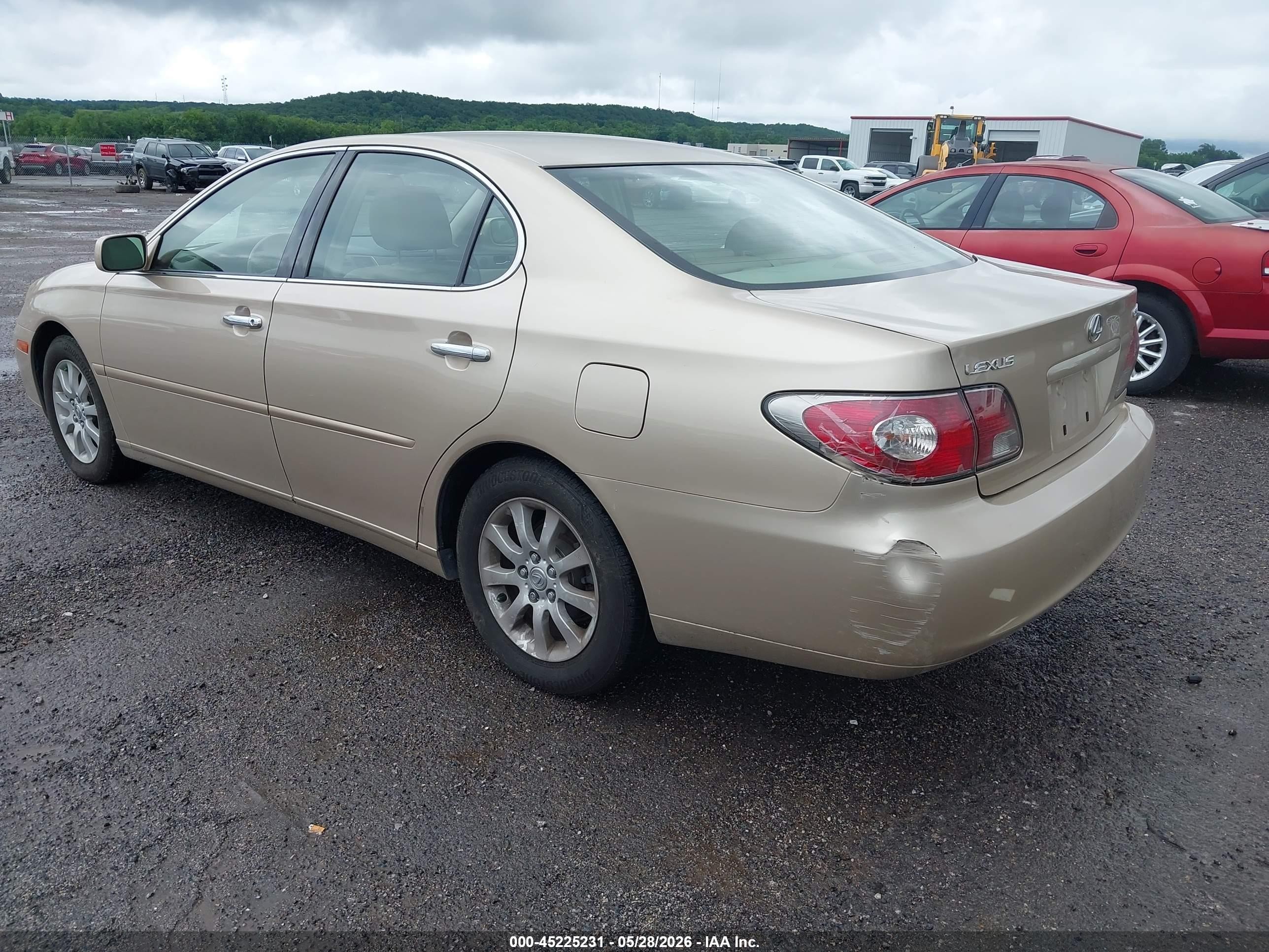 2004 Lexus Es 330 Cream vin: JTHBA30G545038495