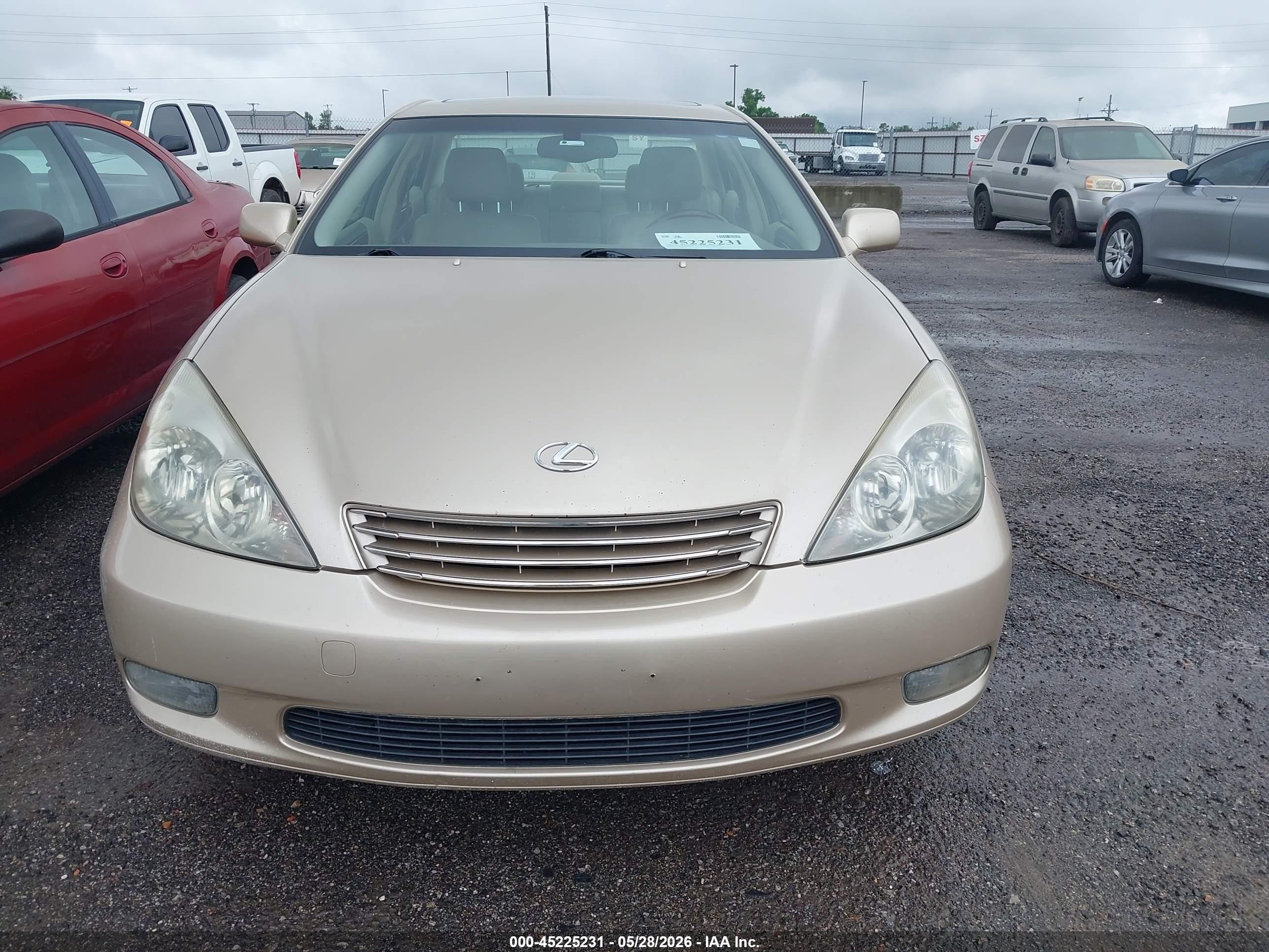 2004 Lexus Es 330 Cream vin: JTHBA30G545038495