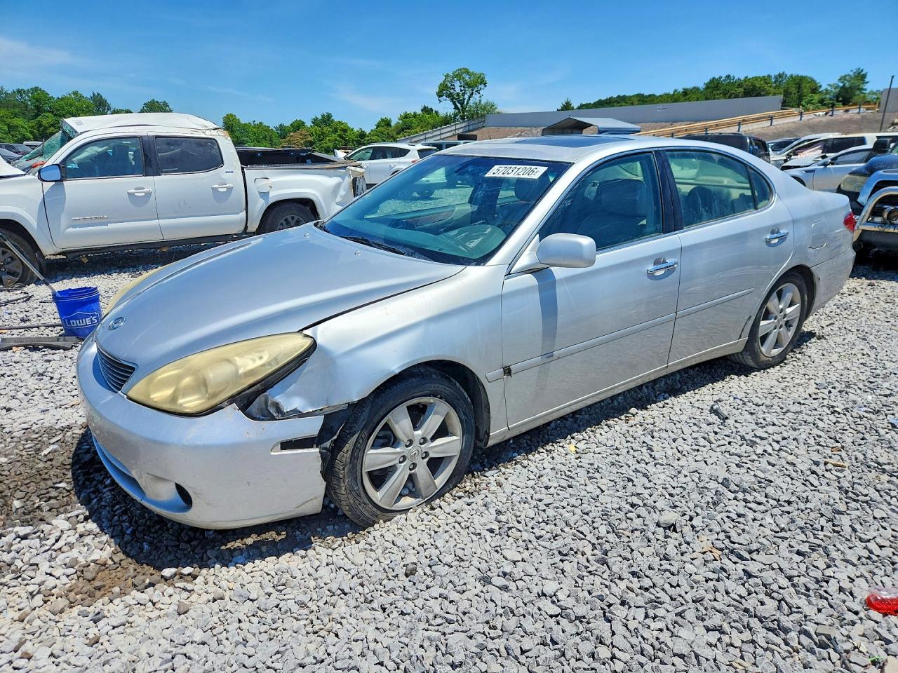 2005 Lexus Es 330 Silver vin: JTHBA30G555096432
