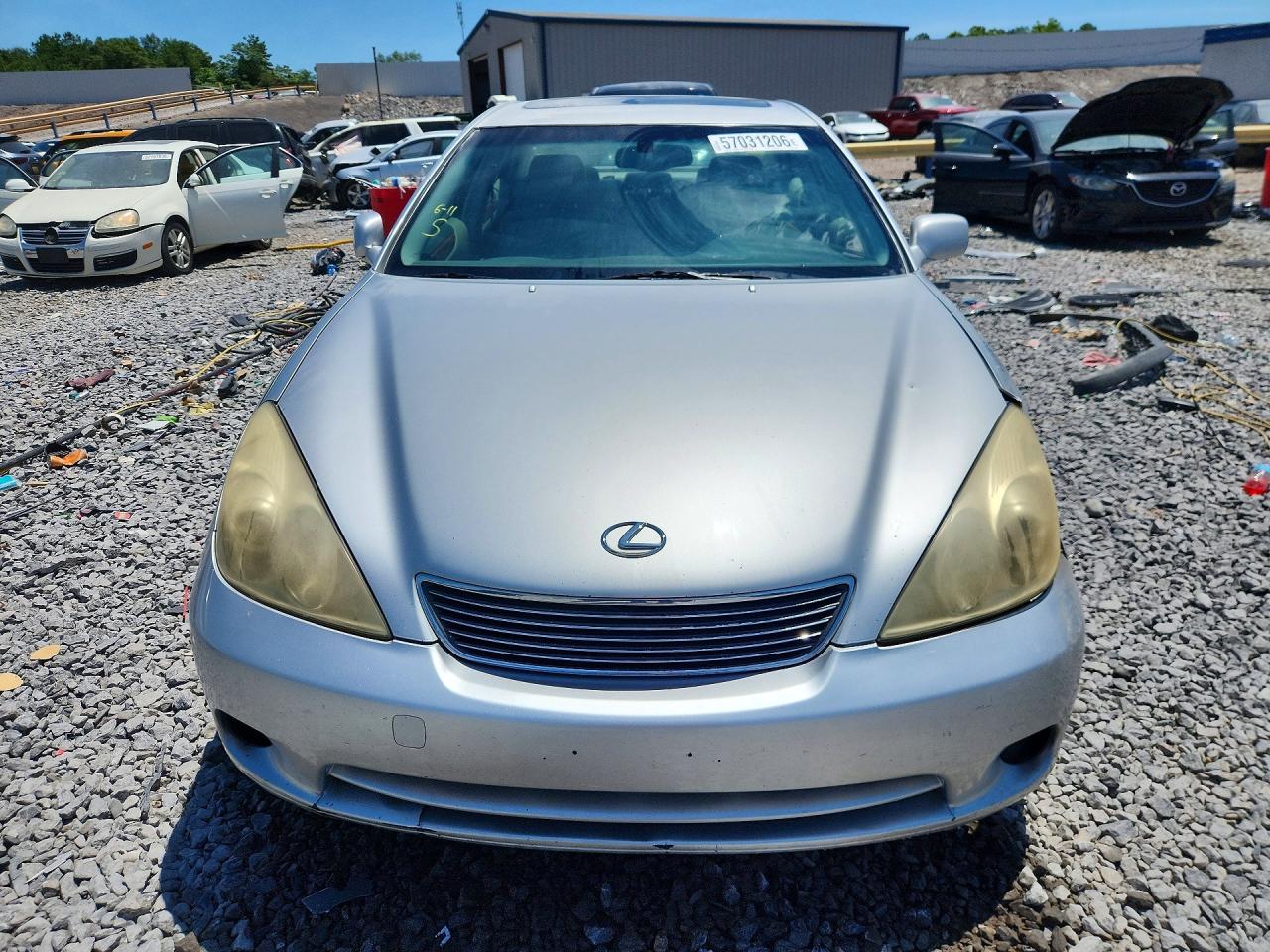 2005 Lexus Es 330 Silver vin: JTHBA30G555096432
