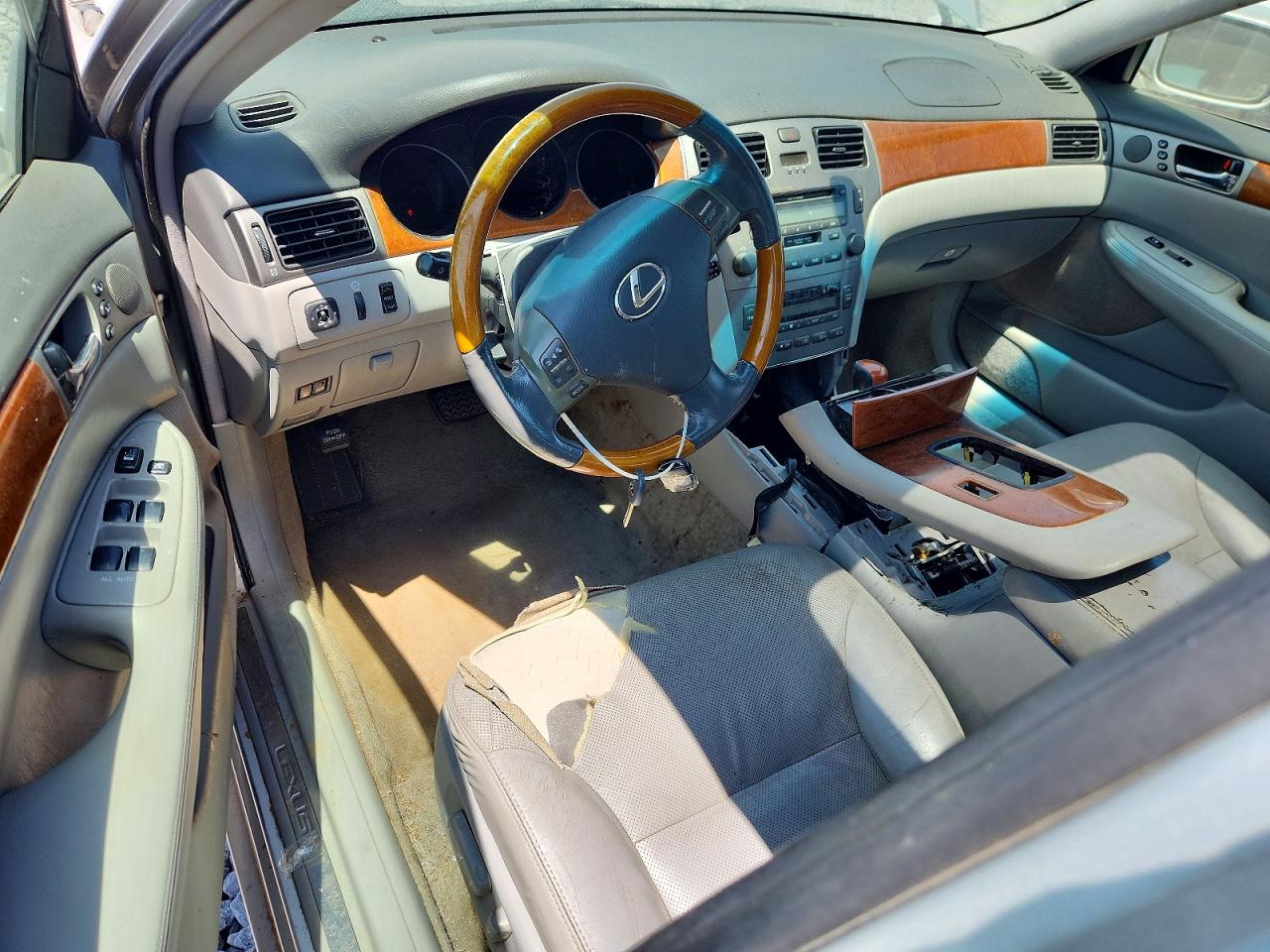2005 Lexus Es 330 Silver vin: JTHBA30G555096432