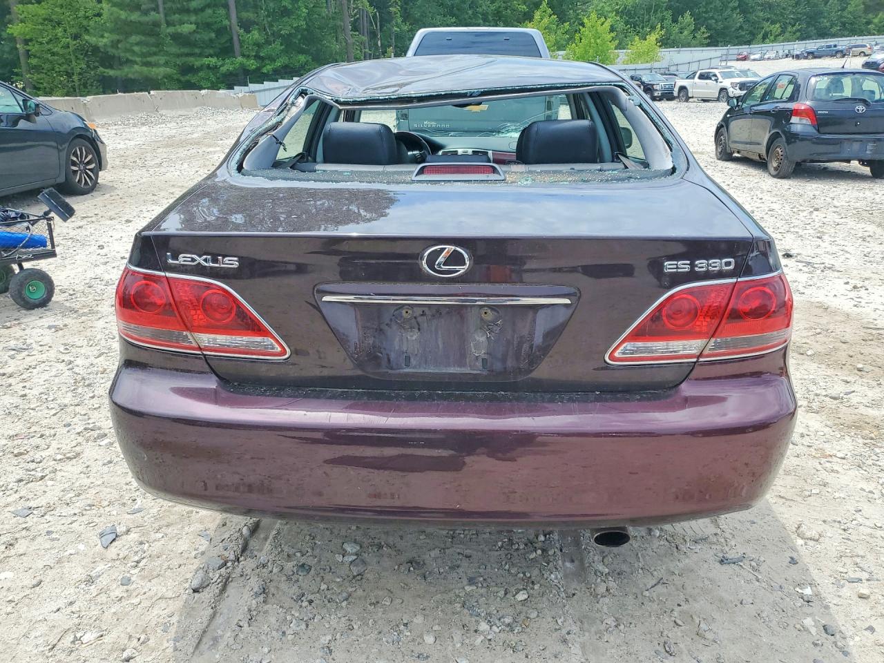 2005 Lexus Es 330 Burgundy vin: JTHBA30G555098973