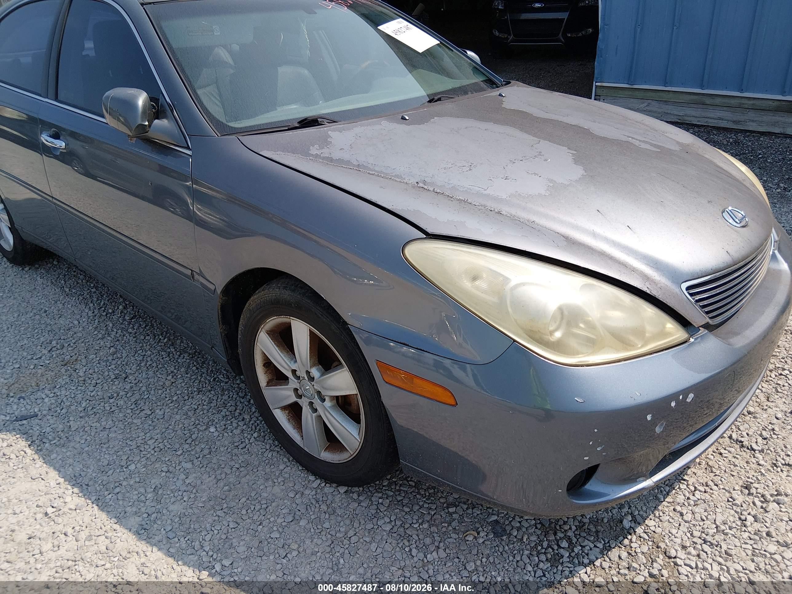 2005 Lexus Es 330 Gray vin: JTHBA30G555104206