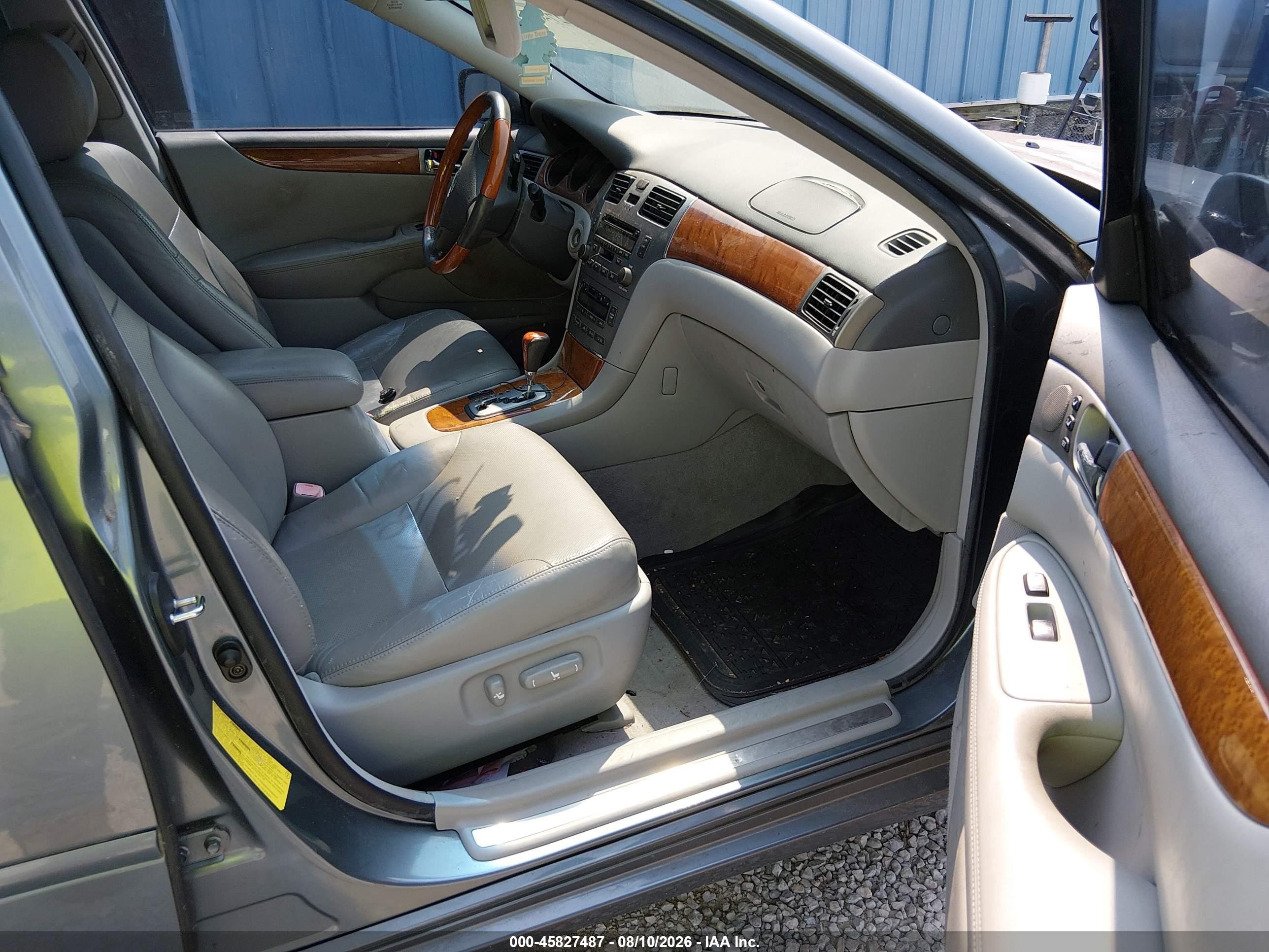 2005 Lexus Es 330 Gray vin: JTHBA30G555104206