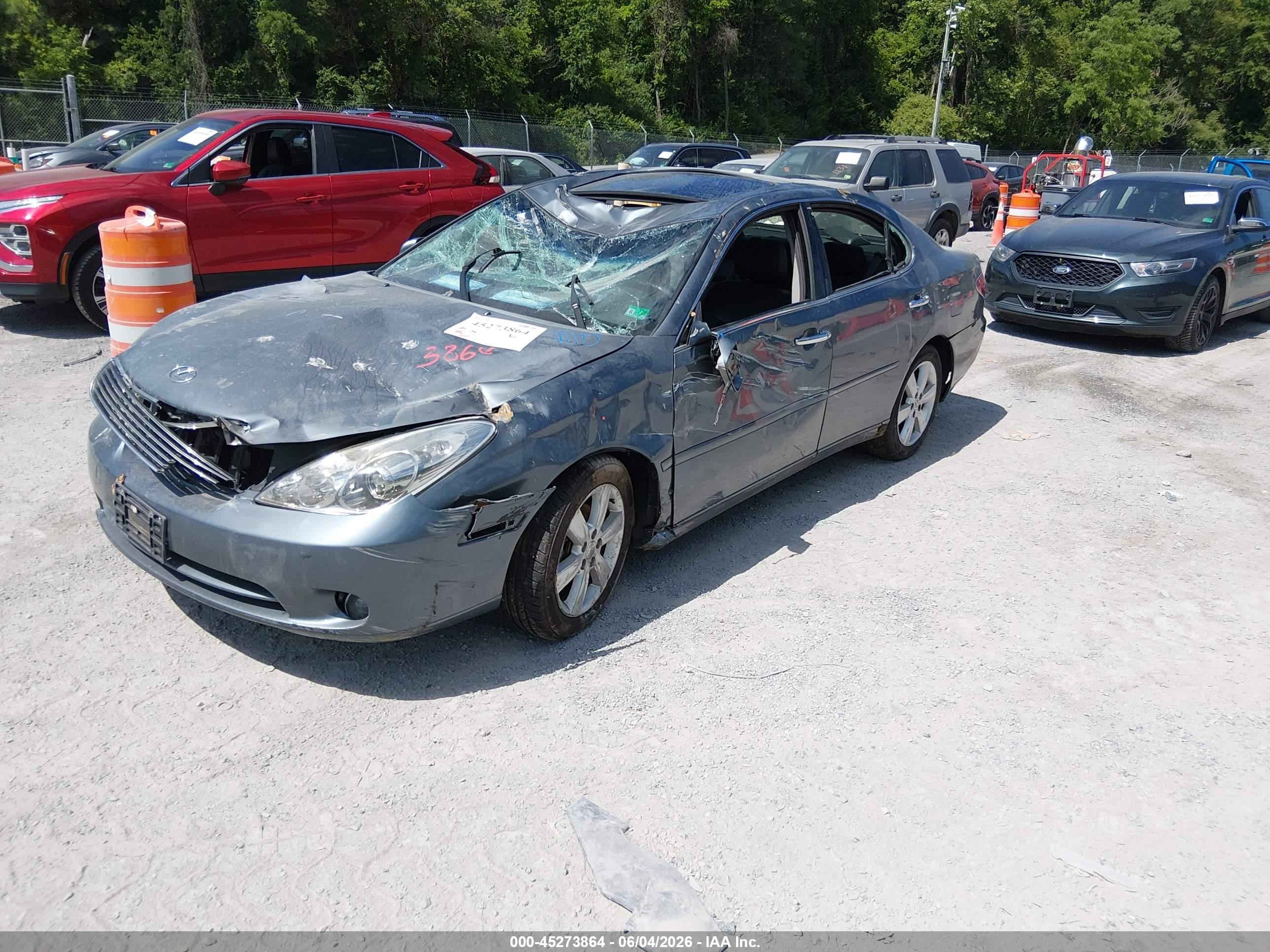 2005 Lexus Es 330 Blue vin: JTHBA30G555110717