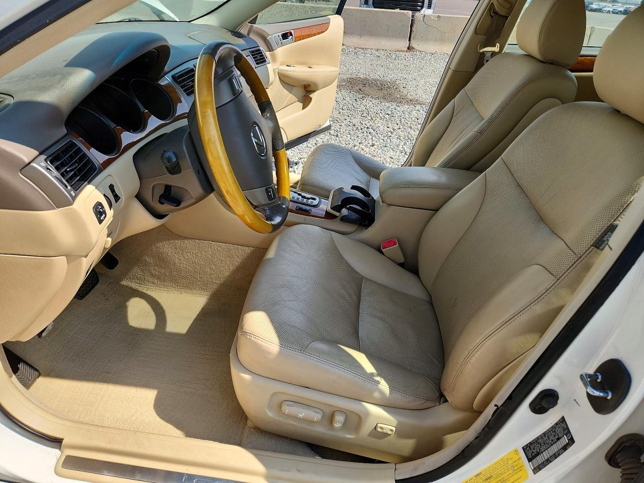 2006 Lexus Es 330 White vin: JTHBA30G565149292