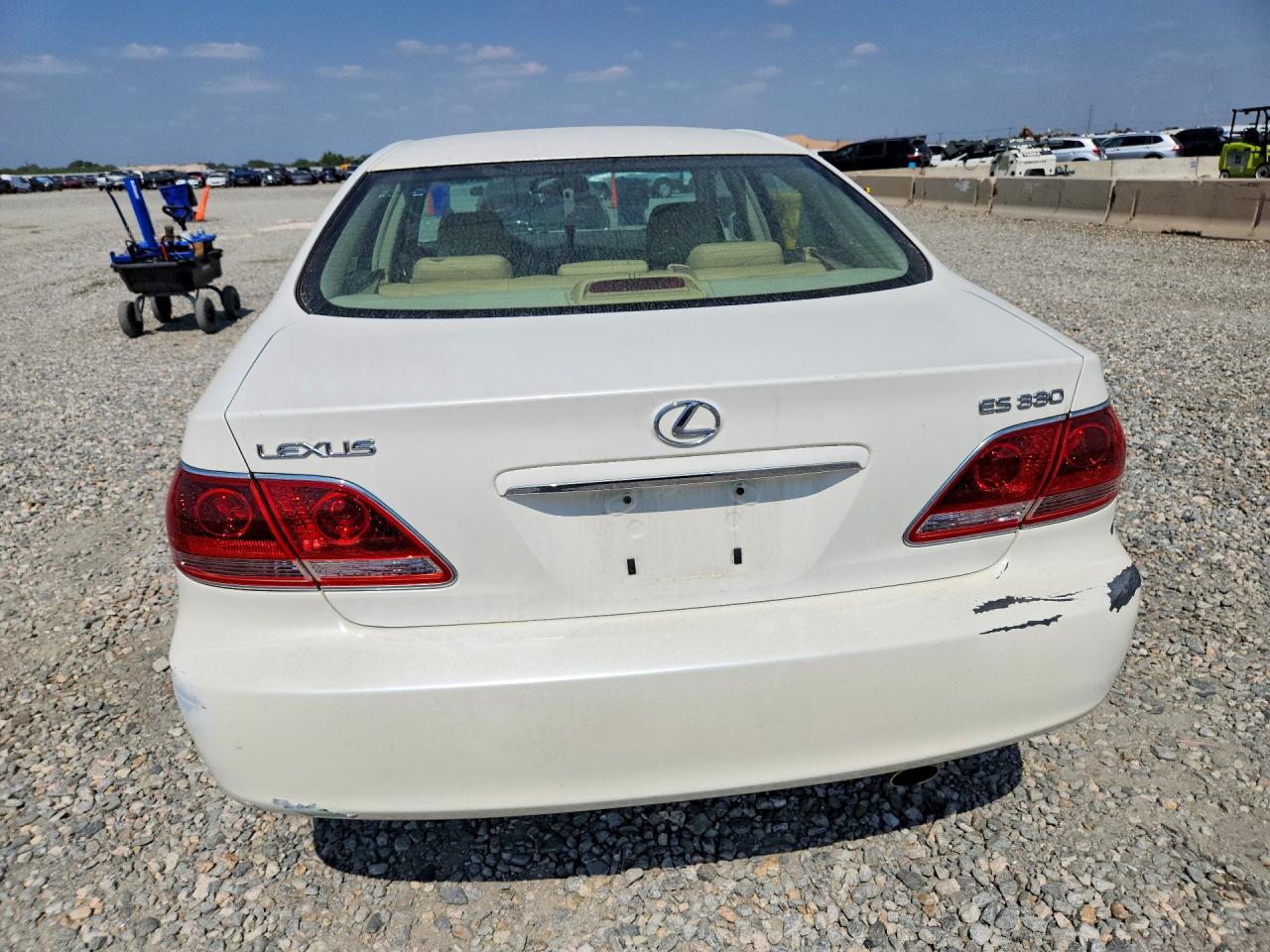 2006 Lexus Es 330 White vin: JTHBA30G565149292