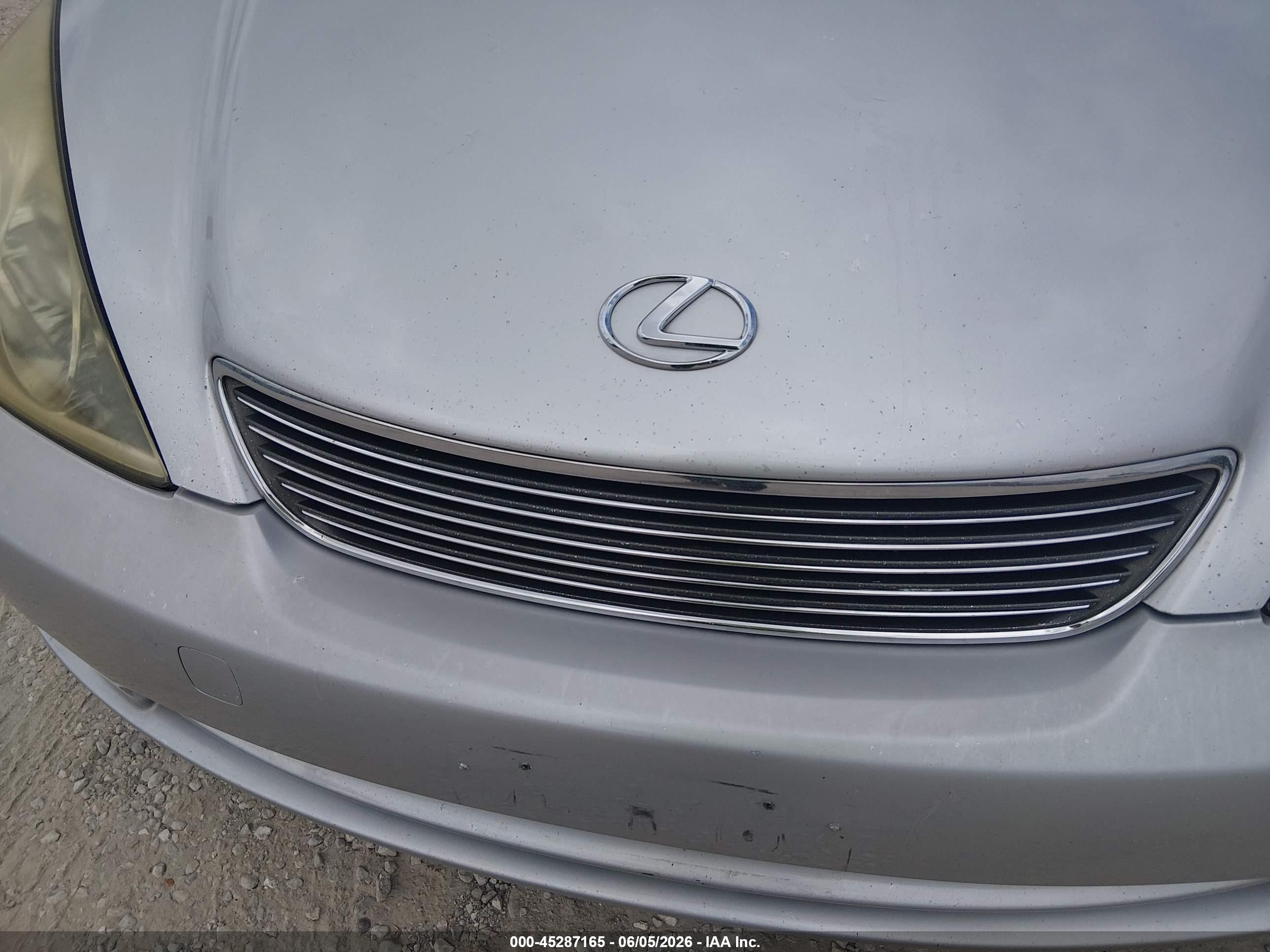 2006 Lexus Es 330   Silver vin: JTHBA30G565151818