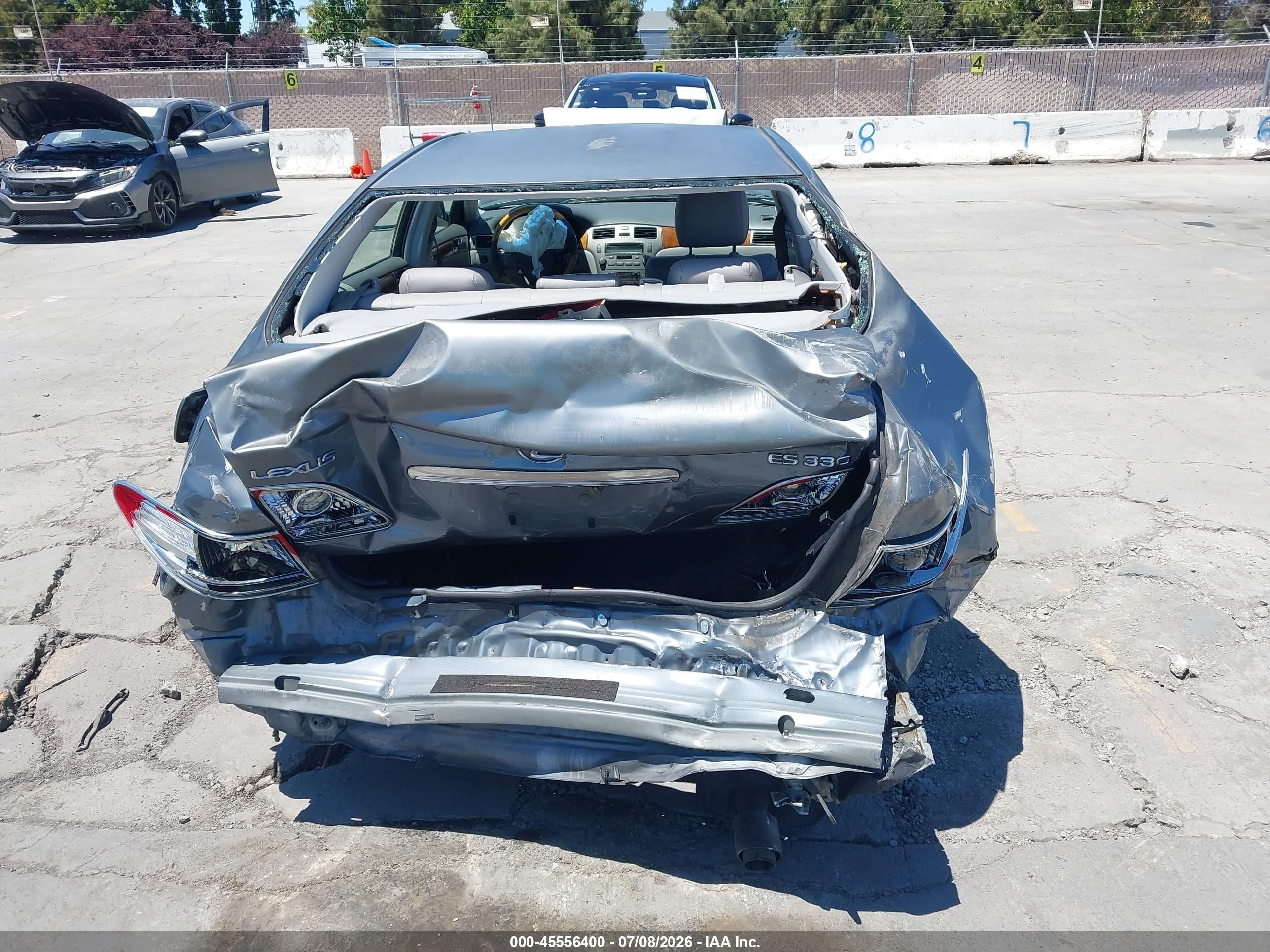 2006 Lexus Es 330   Gray vin: JTHBA30G565155240