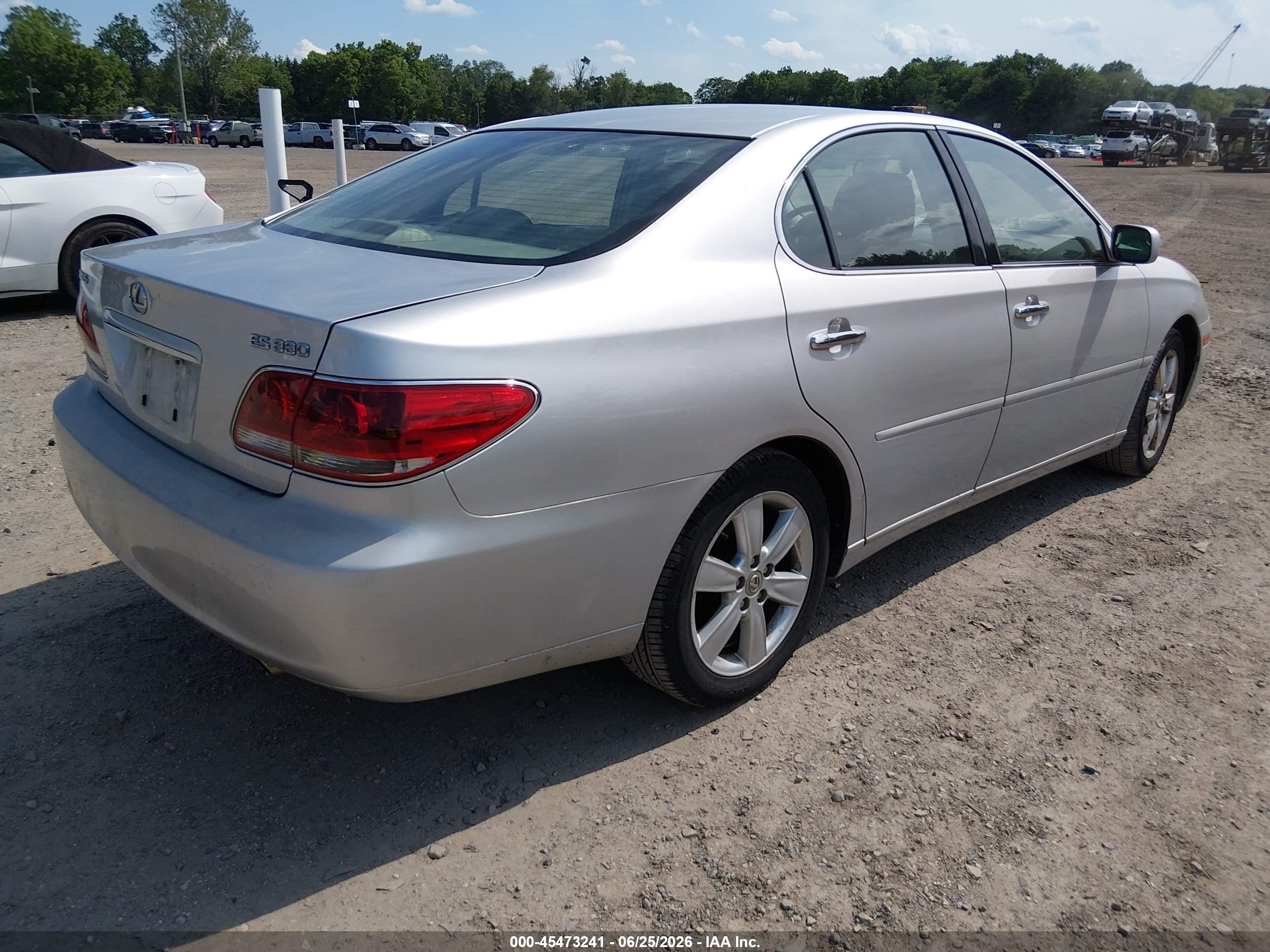 2006 Lexus Es 330   Silver vin: JTHBA30G565161913
