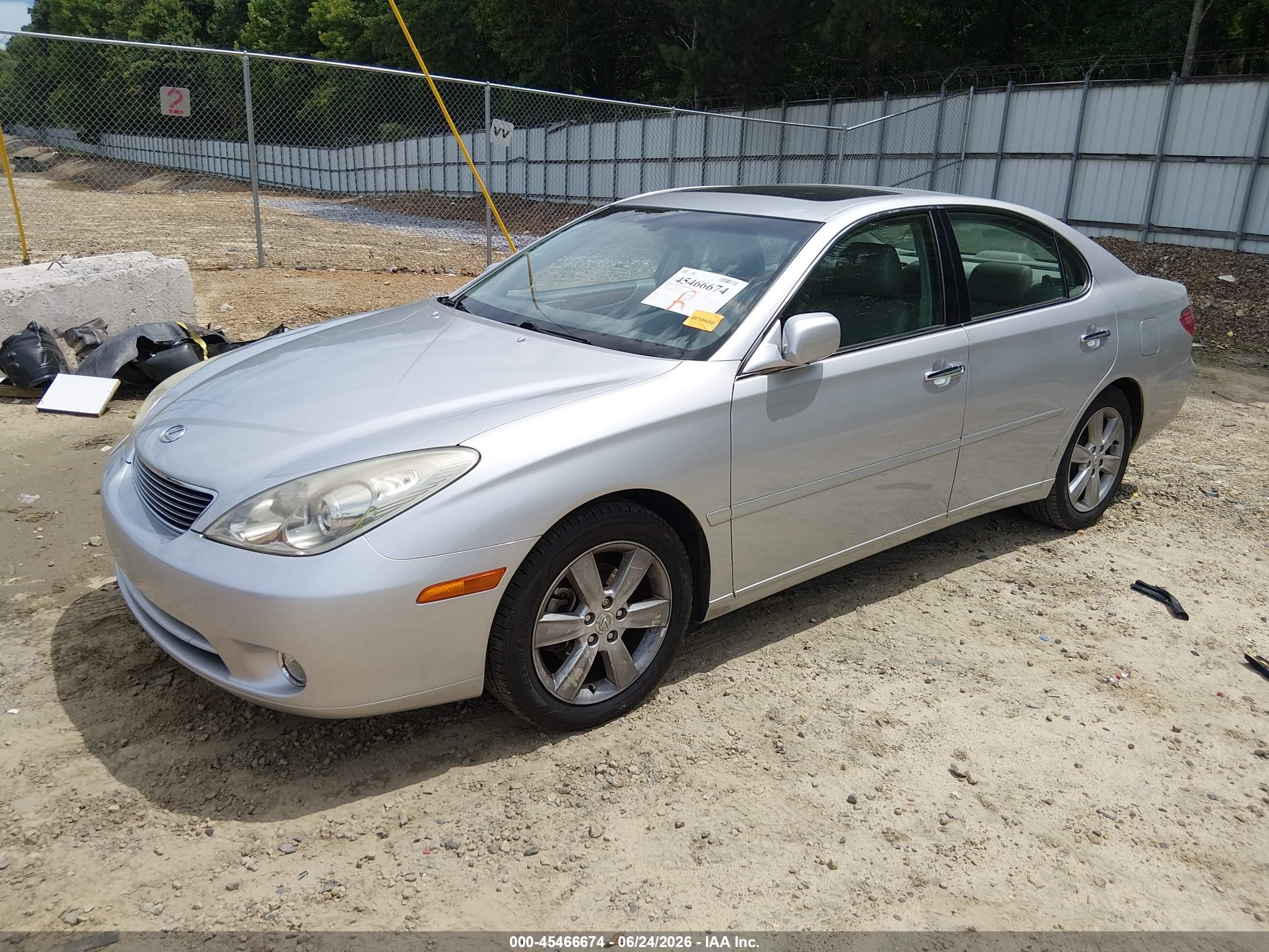 2006 Lexus Es 330   Silver vin: JTHBA30G565164956