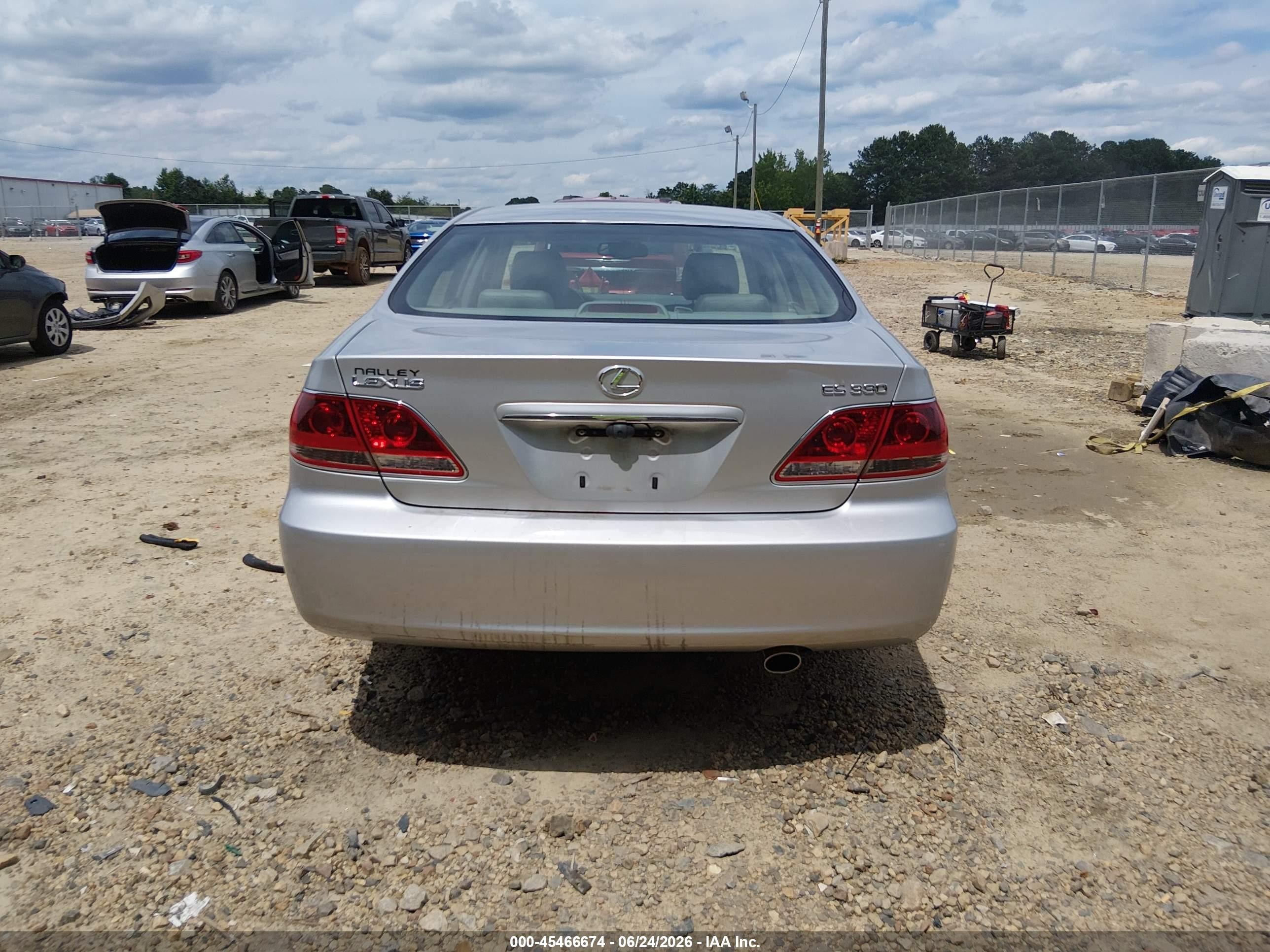 2006 Lexus Es 330   Silver vin: JTHBA30G565164956