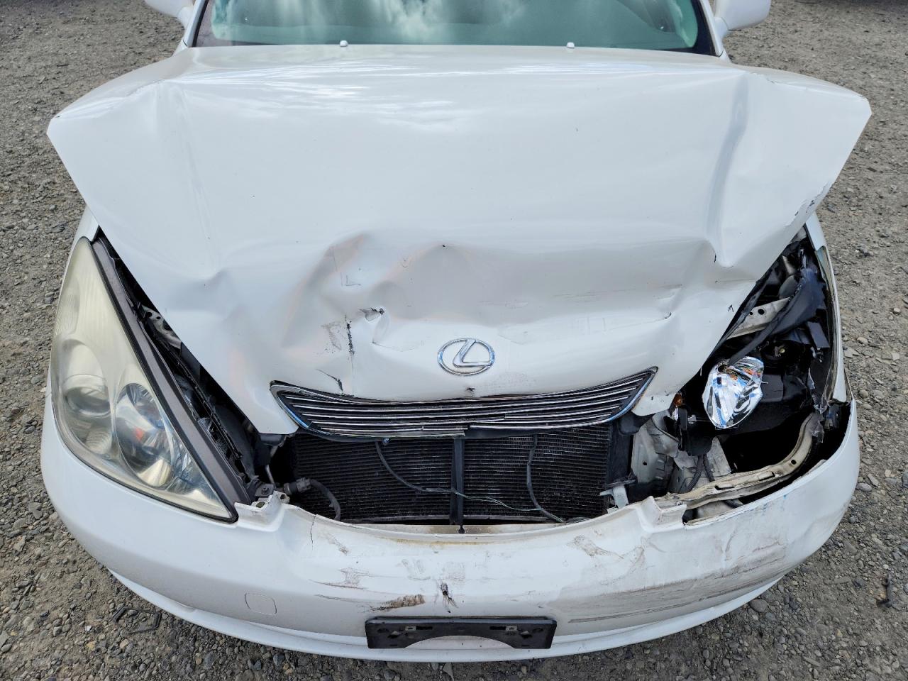 2006 Lexus Es 330 White vin: JTHBA30G565171440