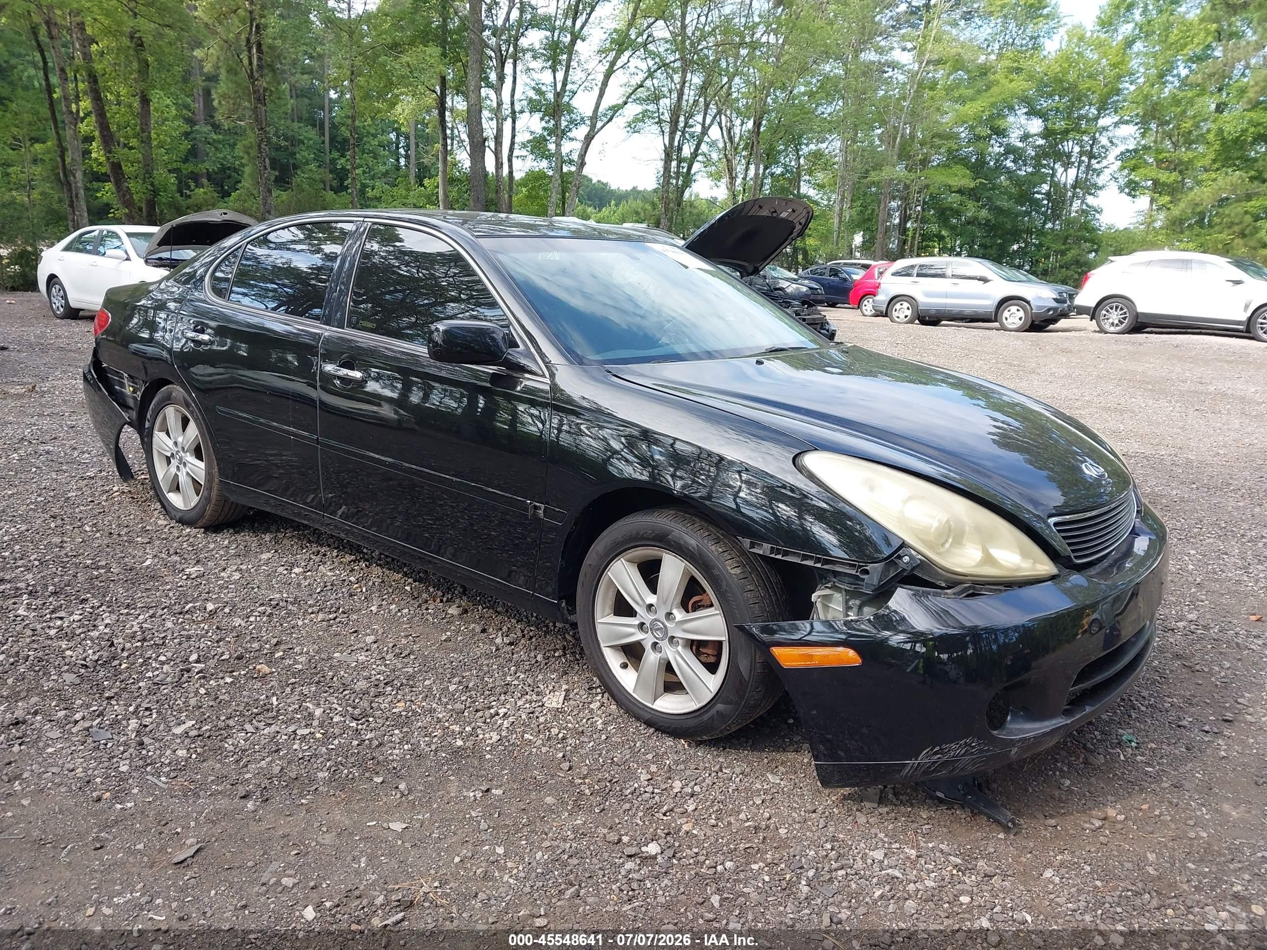 2006 Lexus Es 330   Black vin: JTHBA30G565176136