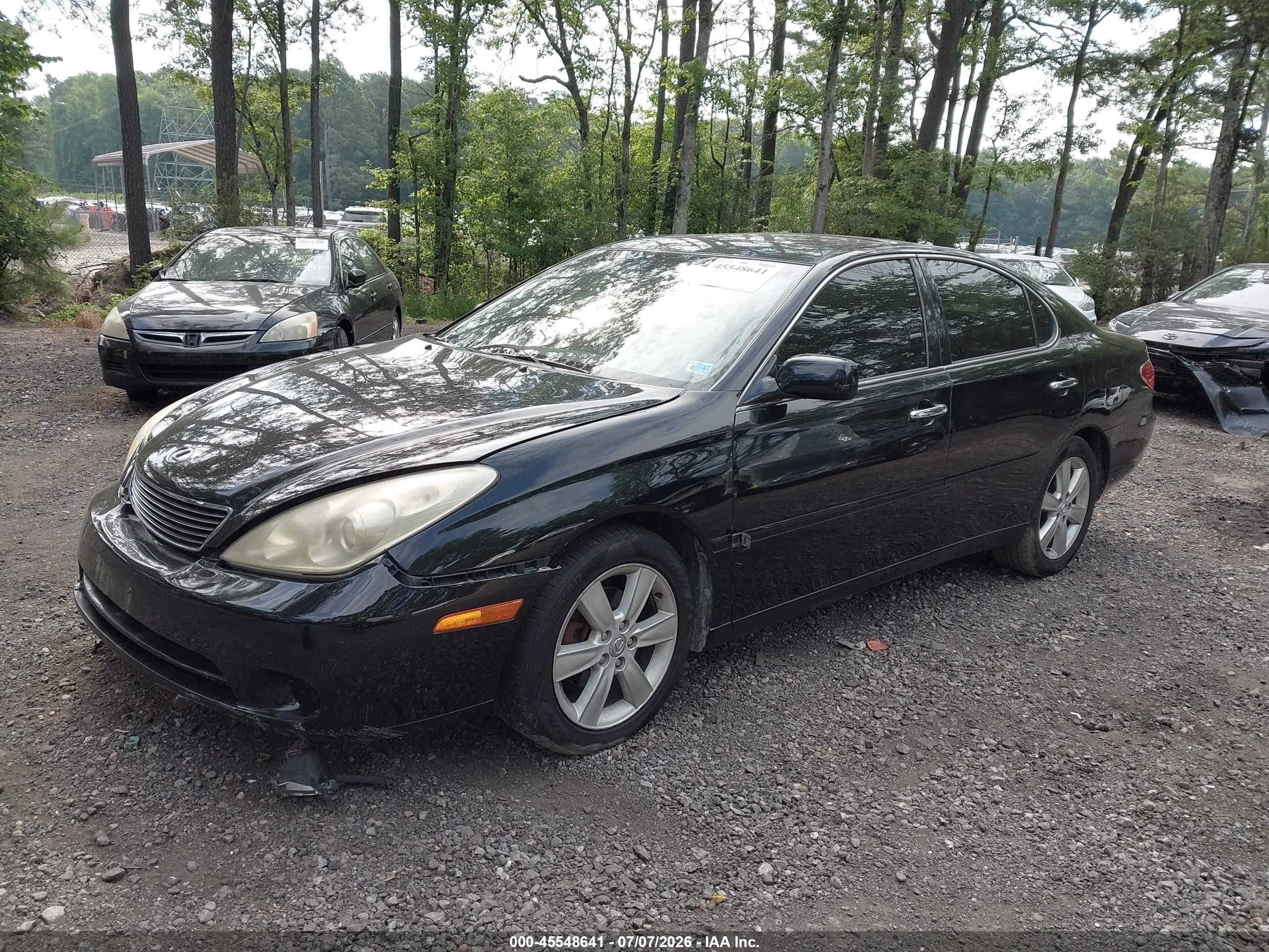 2006 Lexus Es 330   Black vin: JTHBA30G565176136