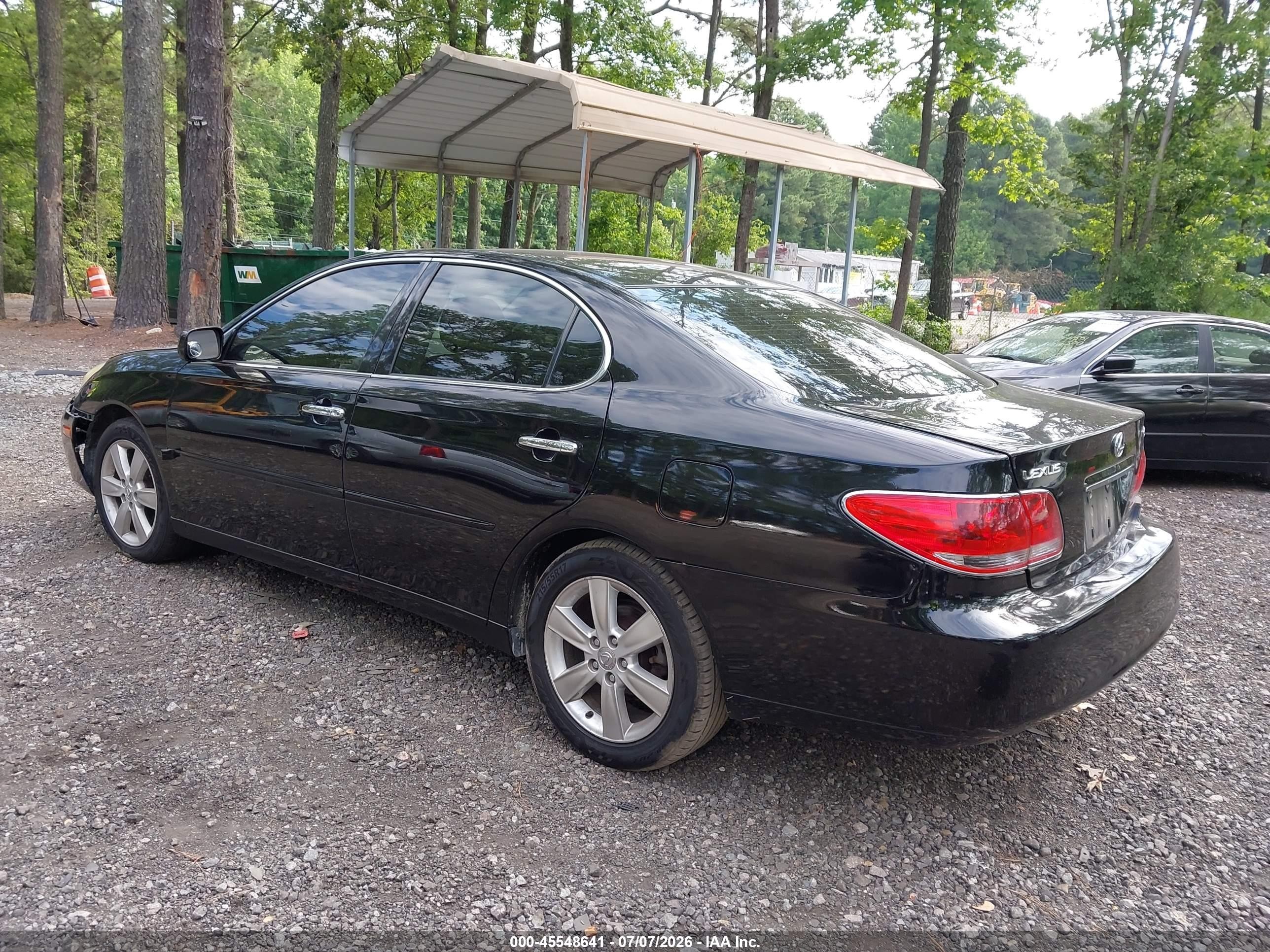 2006 Lexus Es 330   Black vin: JTHBA30G565176136