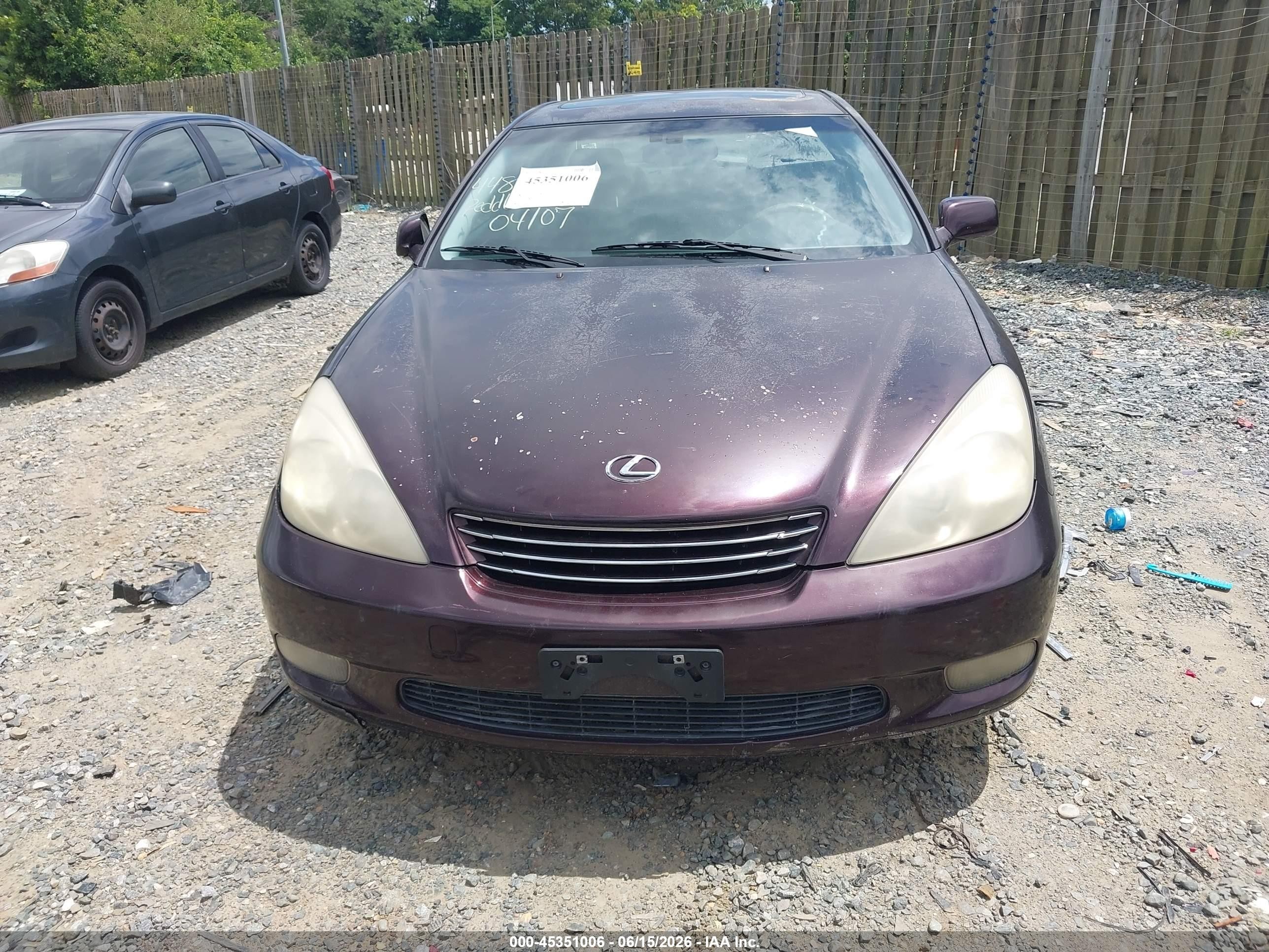 2004 Lexus Es 330   Brown vin: JTHBA30G640002067