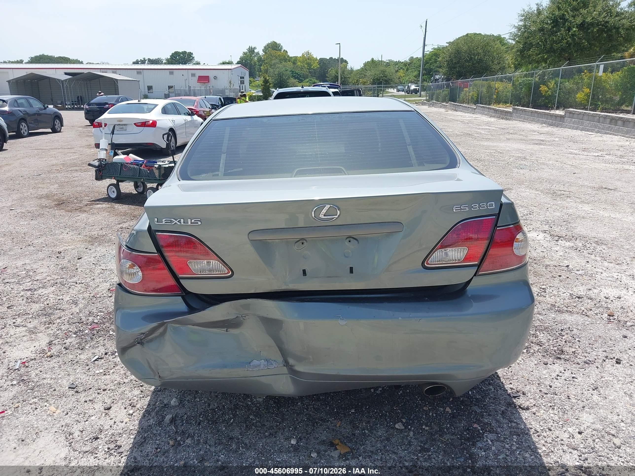 2004 Lexus Es 330   Зеленый vin: JTHBA30G645004372
