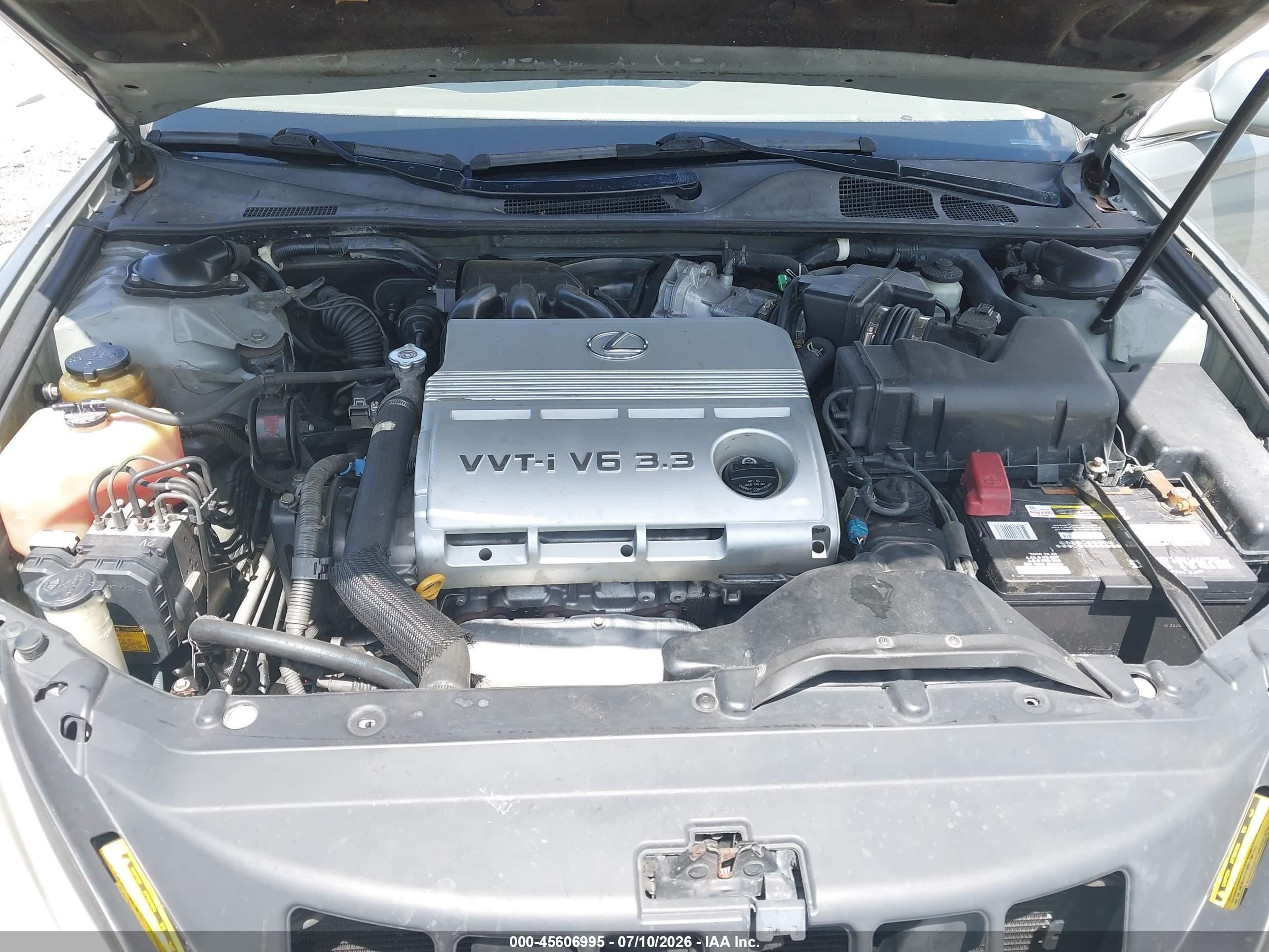2004 Lexus Es 330   Зеленый vin: JTHBA30G645004372