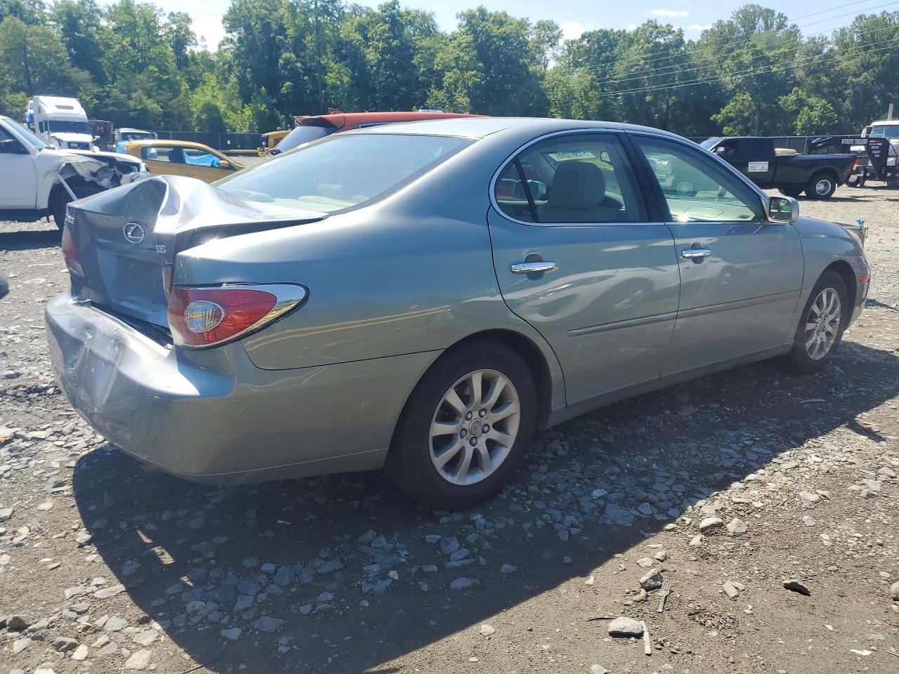 2004 Lexus Es 330 Silver vin: JTHBA30G645006932