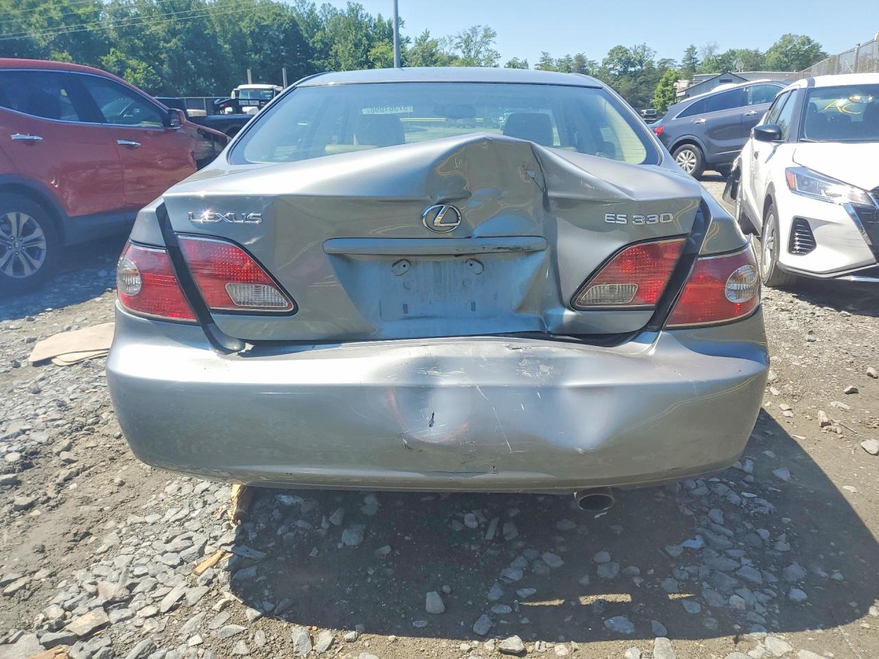 2004 Lexus Es 330 Silver vin: JTHBA30G645006932