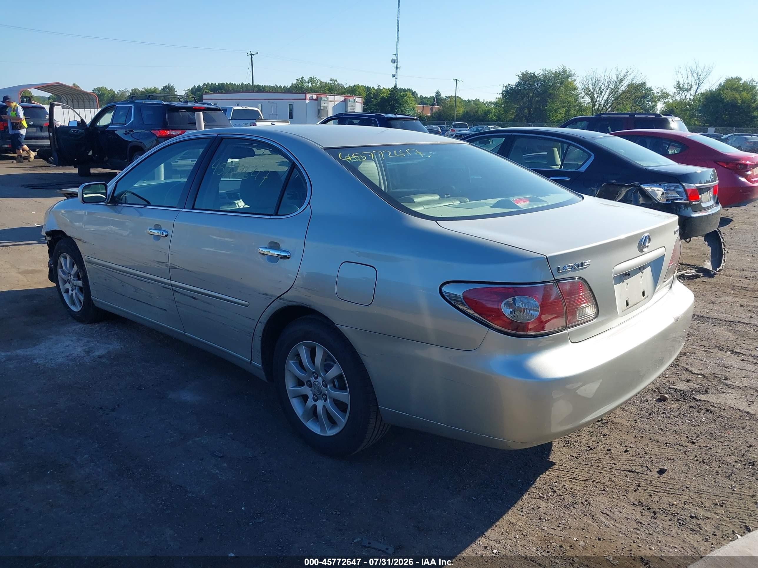 2004 Lexus Es 330   Silver vin: JTHBA30G645007272